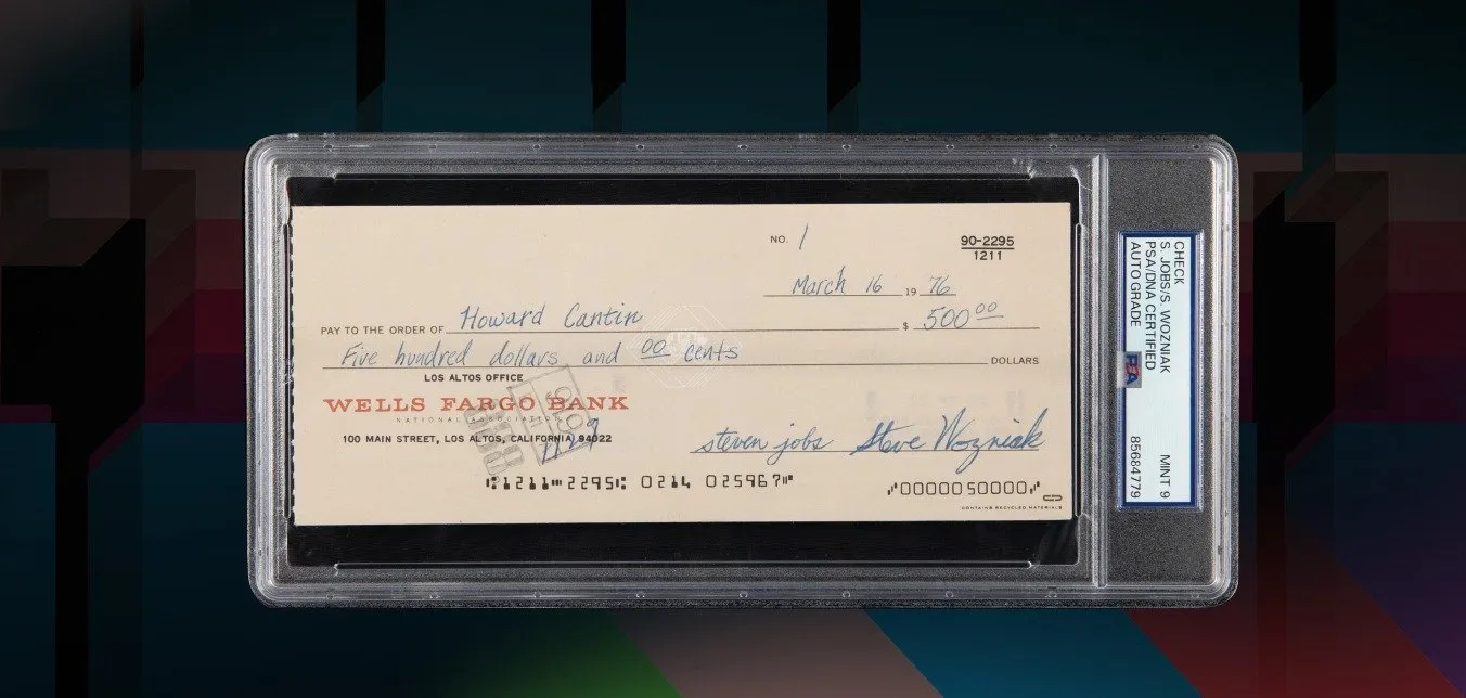 Первый чек Apple