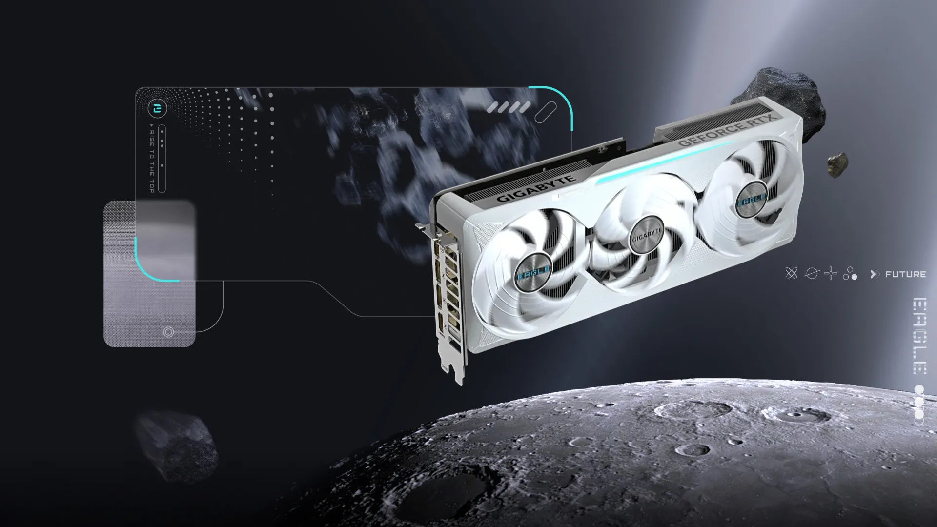 Видеокарта GIGABYTE GeForce RTX 5070 EAGLE OC ICE SFF 12GB (GV-N5070EAGLEOC ICE-12GD)