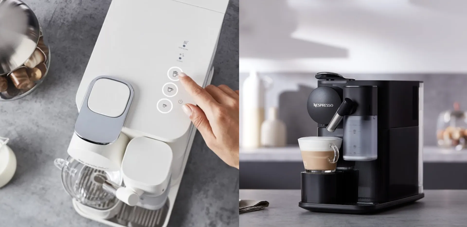 Кавоварка капсульна Delonghi Nespresso Lattissima One (White) (EN510.W) (EU)