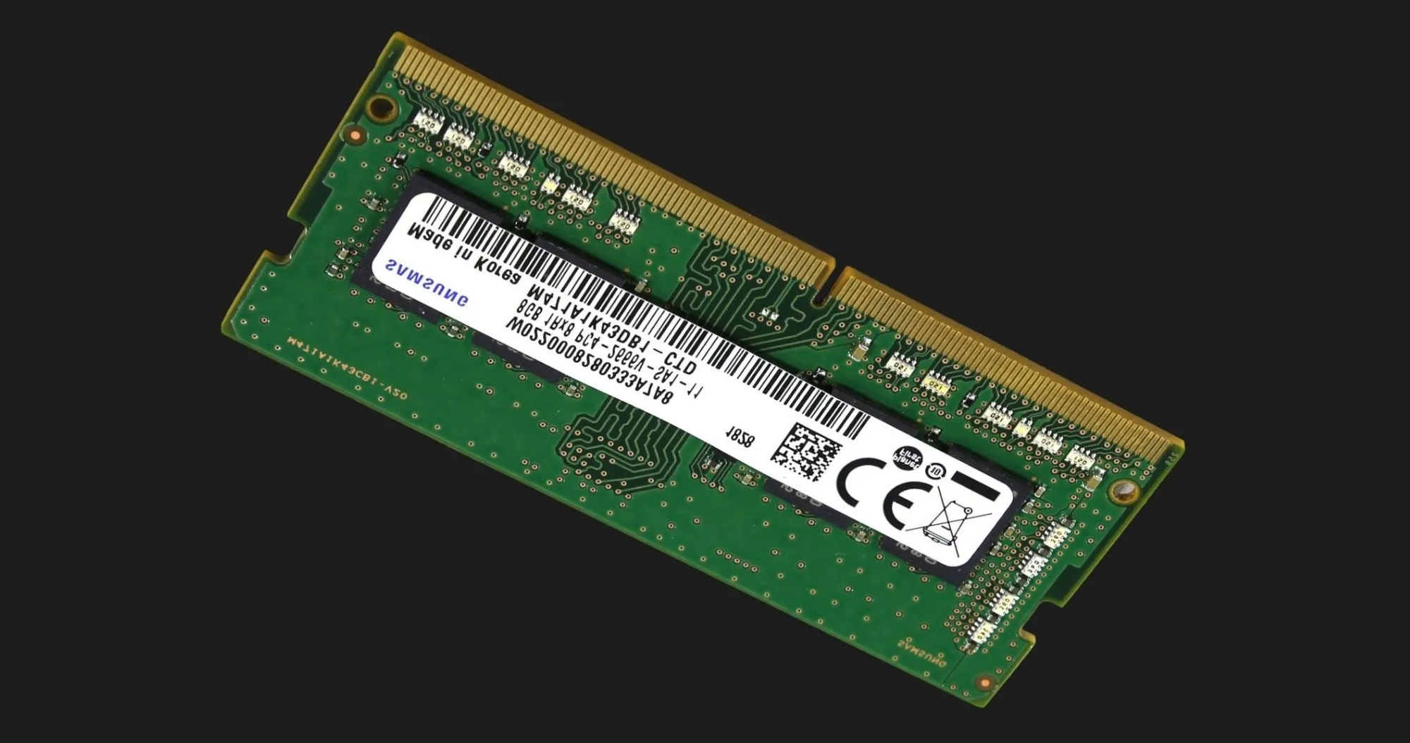 Оперативная память Samsung SO-DIMM DDR4 8GB 1x8GB 2666MHz (M471A1K43DB1-CTD)