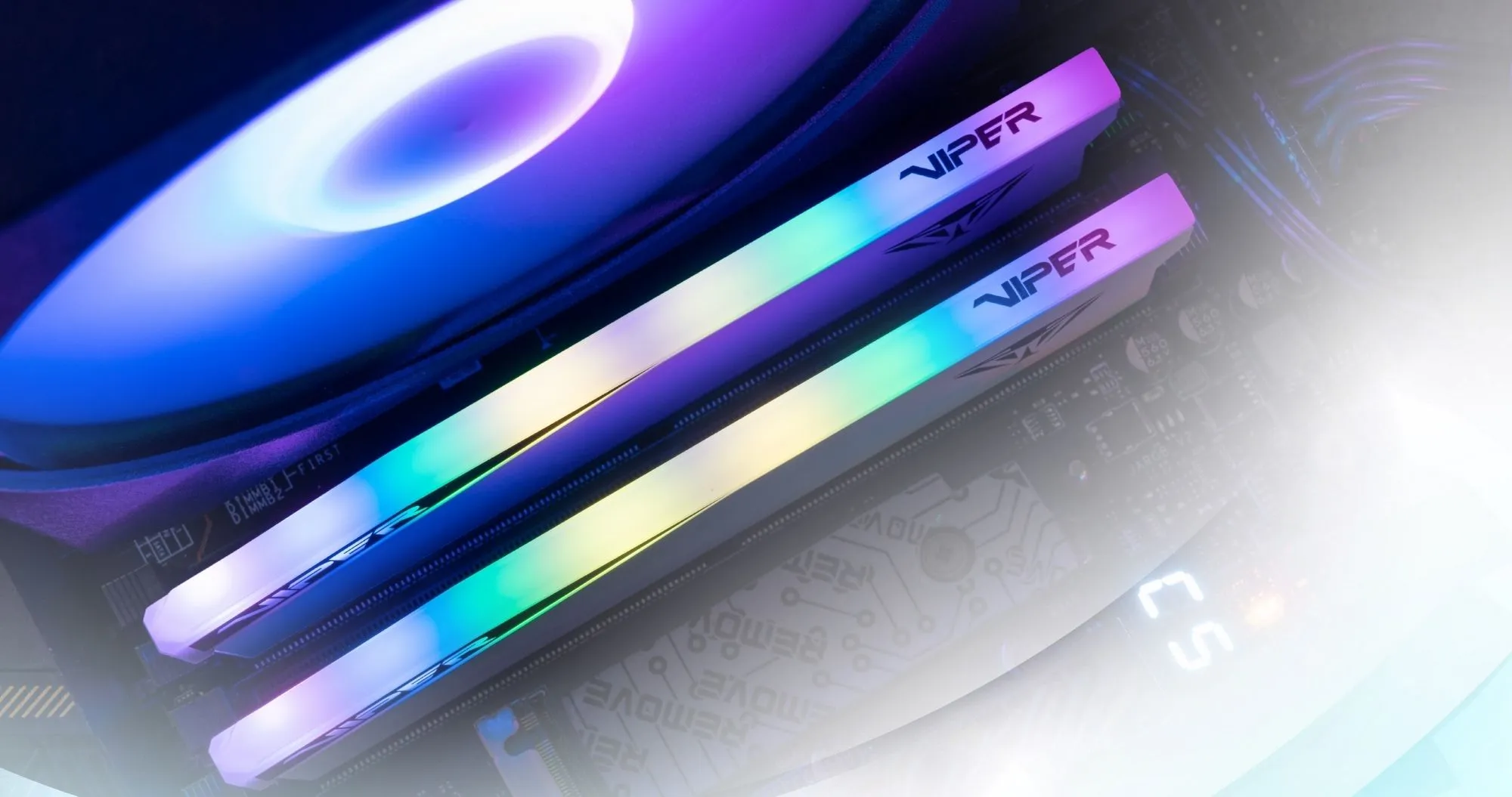 Оперативная память Patriot Viper Elite 5 RGB DDR5 32GB 2x16GB 7000MHz (PVER532G70C32KW)