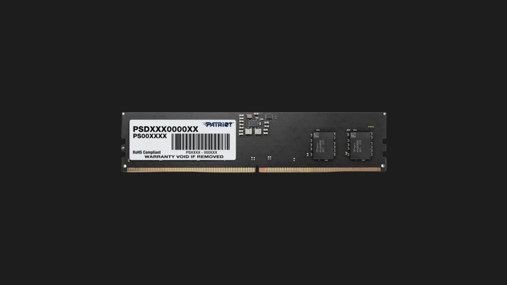 Оперативна памʼять Patriot Signature Line DDR5 16GB 1x16GB 5600MHz (PSD516G560081)