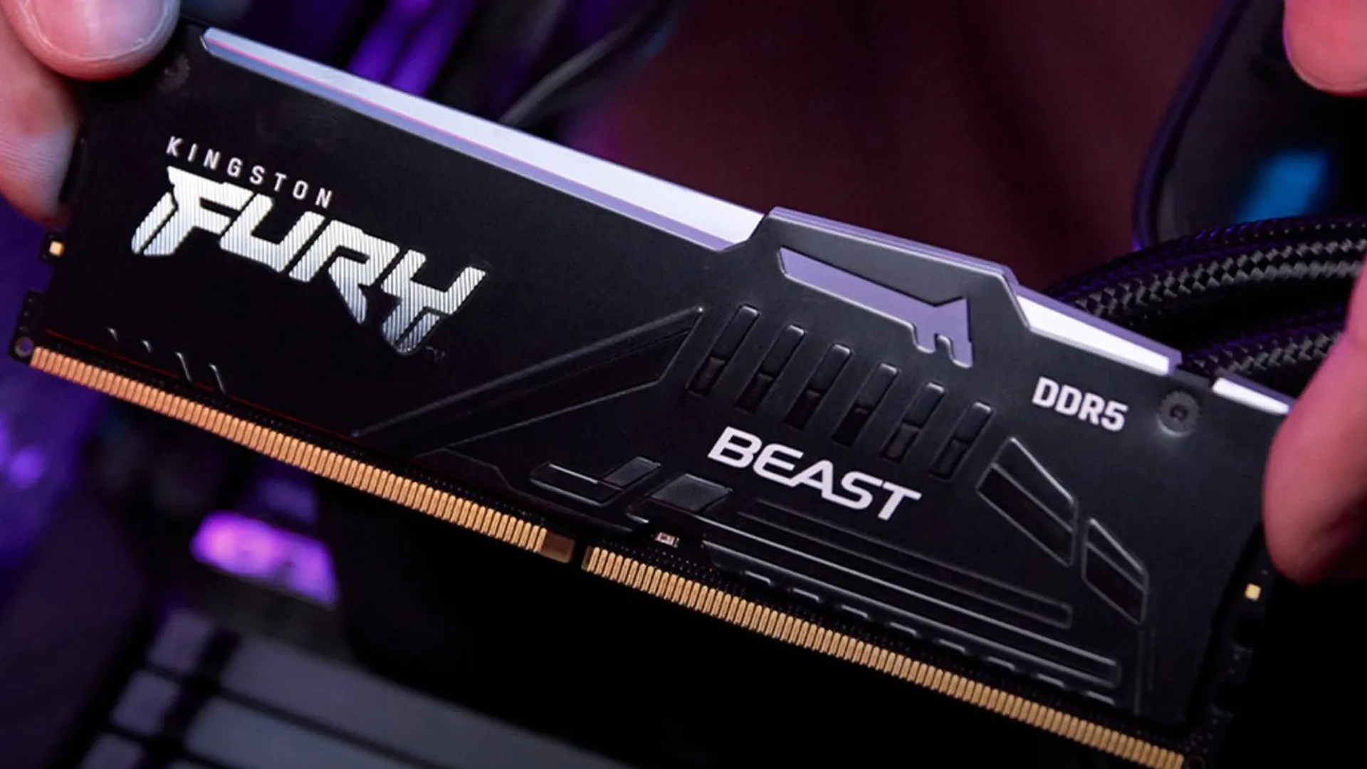 Оперативна памʼять Kingston Fury Beast Black DDR4 32GB 1x32GB 3200MHz (KF432C16BB/32)