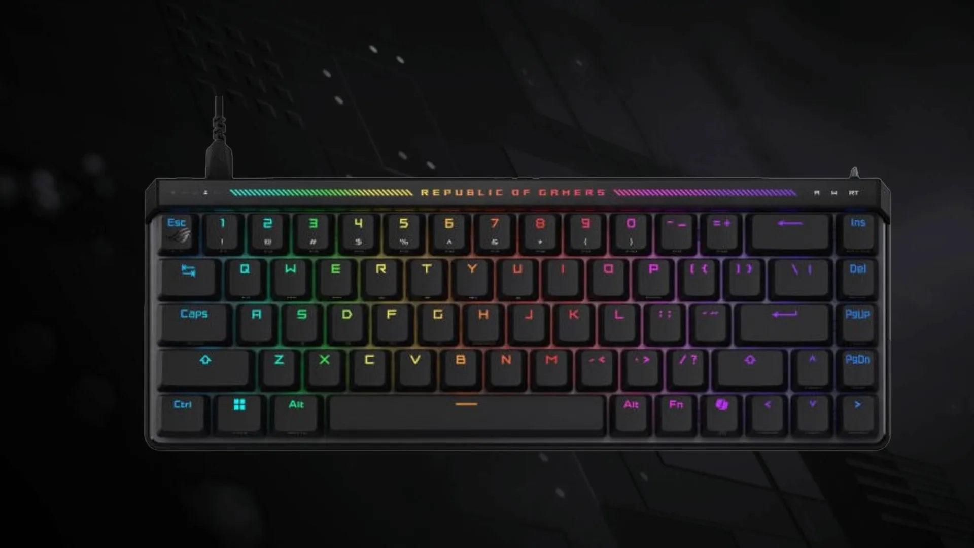 Клавіатура дротова Asus ROG Falchion Ace (Black) (UA)