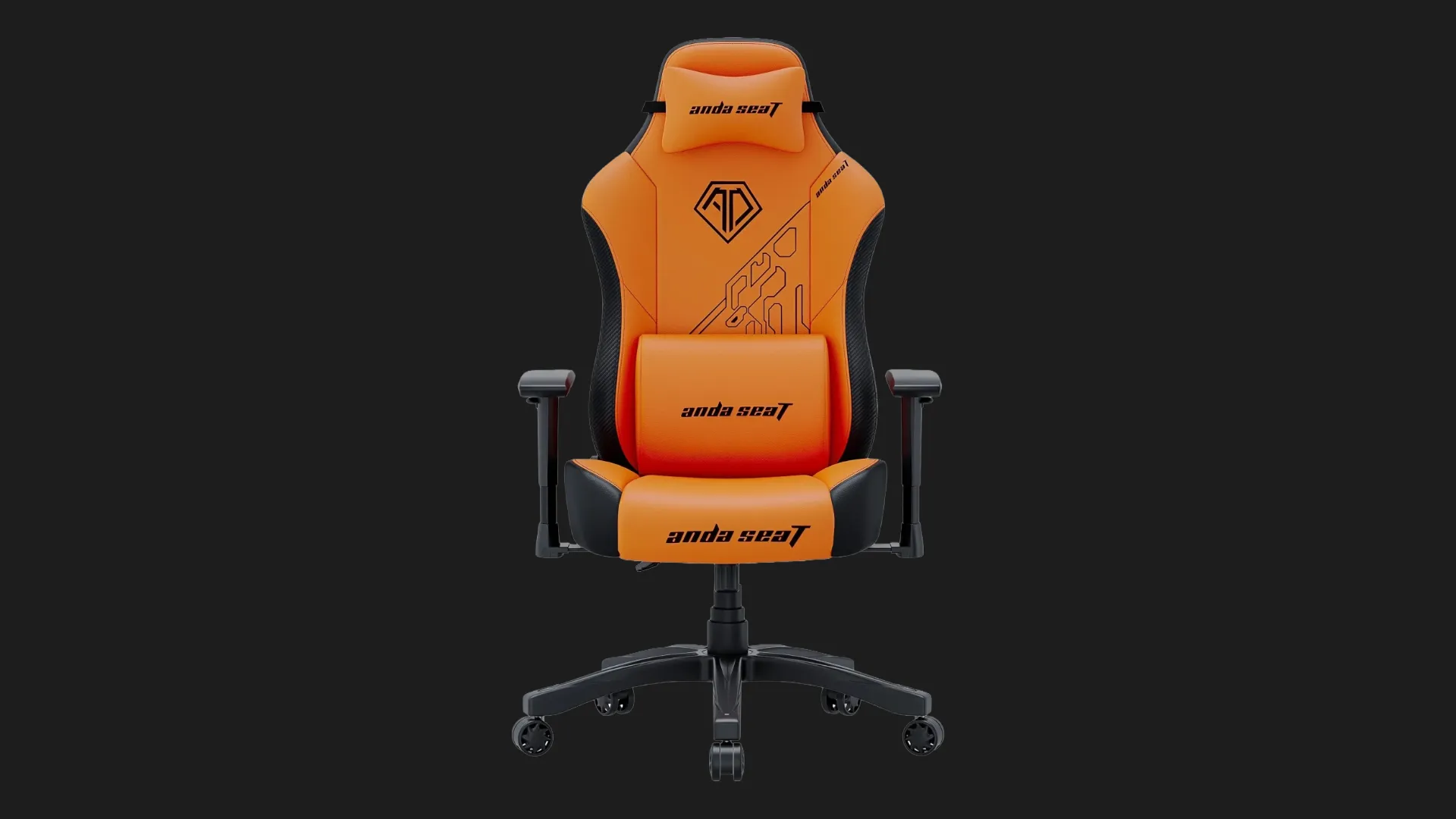 Кресло игровое Anda Seat Phantom Tiger Edition Size L (Black) (UA)