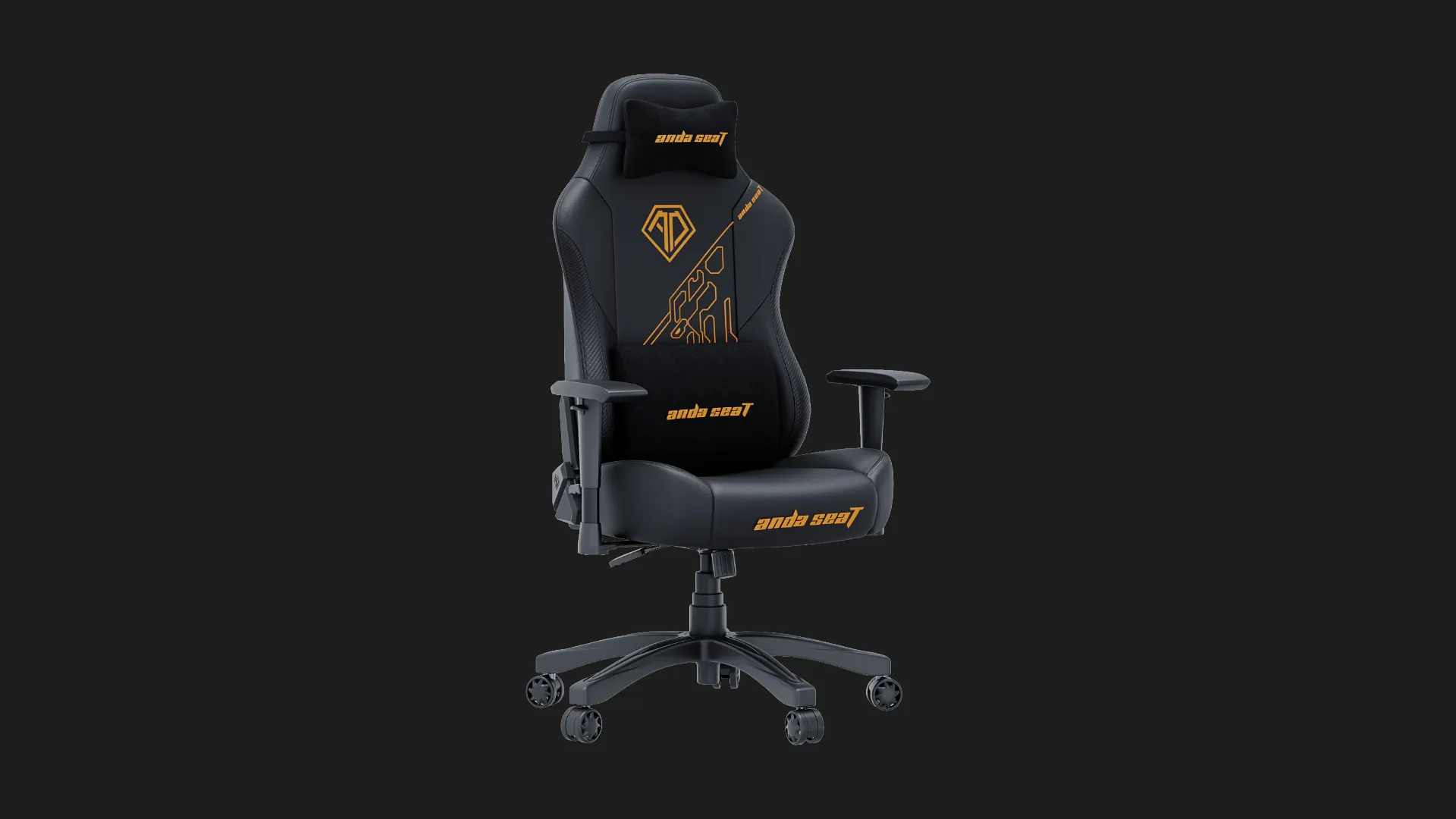 Кресло игровое Anda Seat Phantom Tiger Edition Size L (Black) (UA)