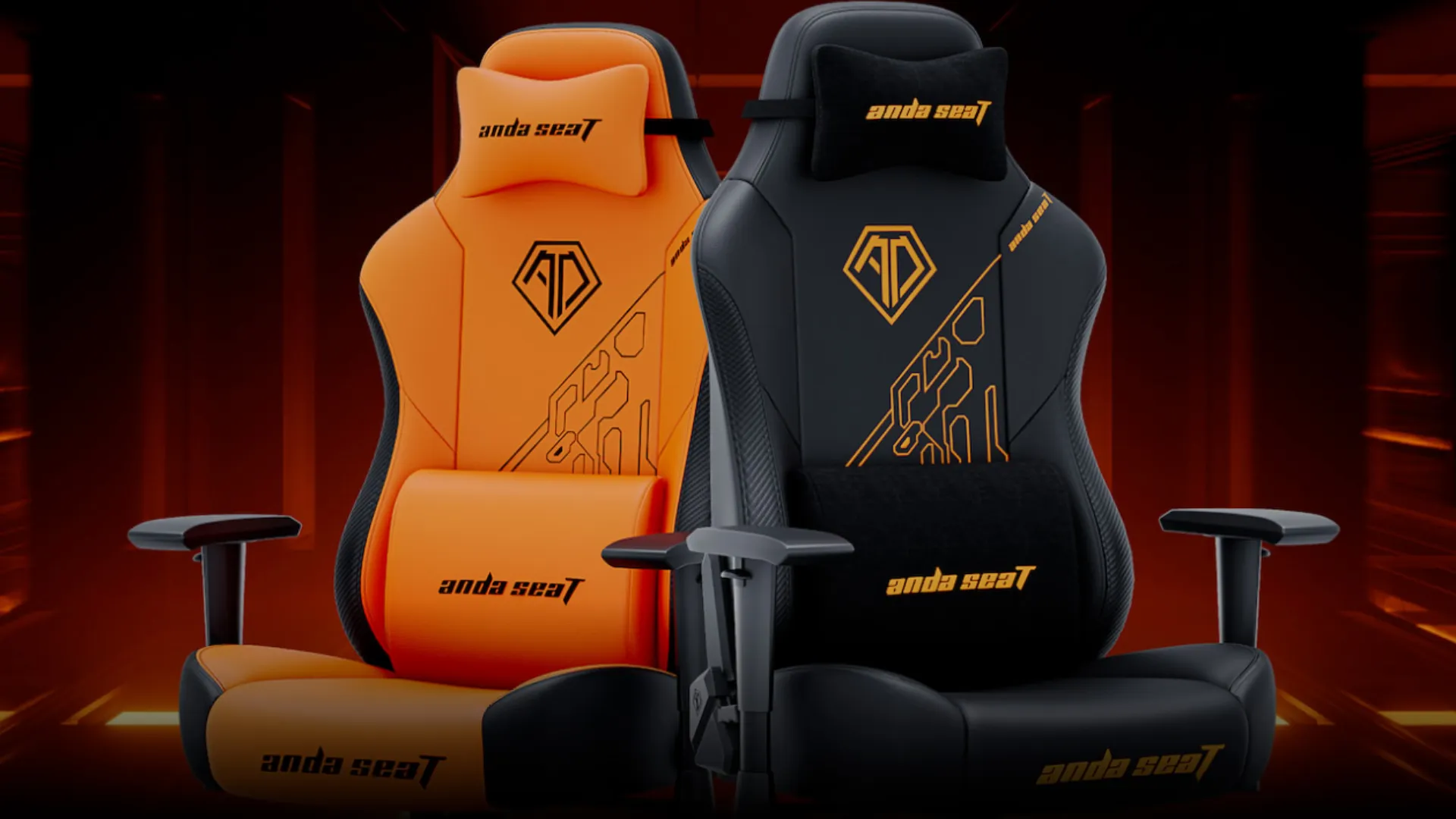Кресло игровое Anda Seat Phantom Tiger Edition Size L (Black) (UA)