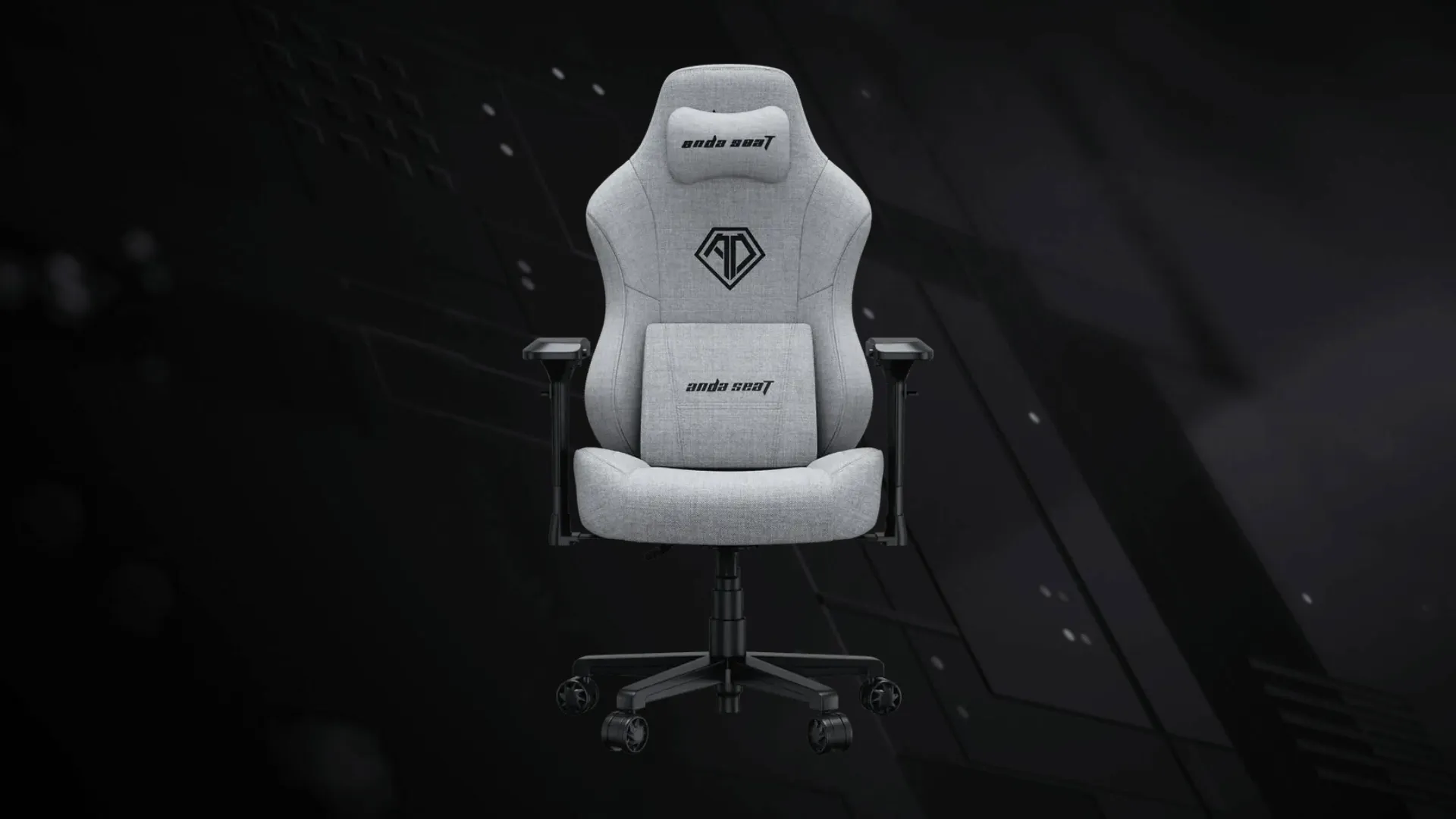Крісло ігрове Anda Seat Phantom 3 Pro Fabric Size L (Black) (UA)