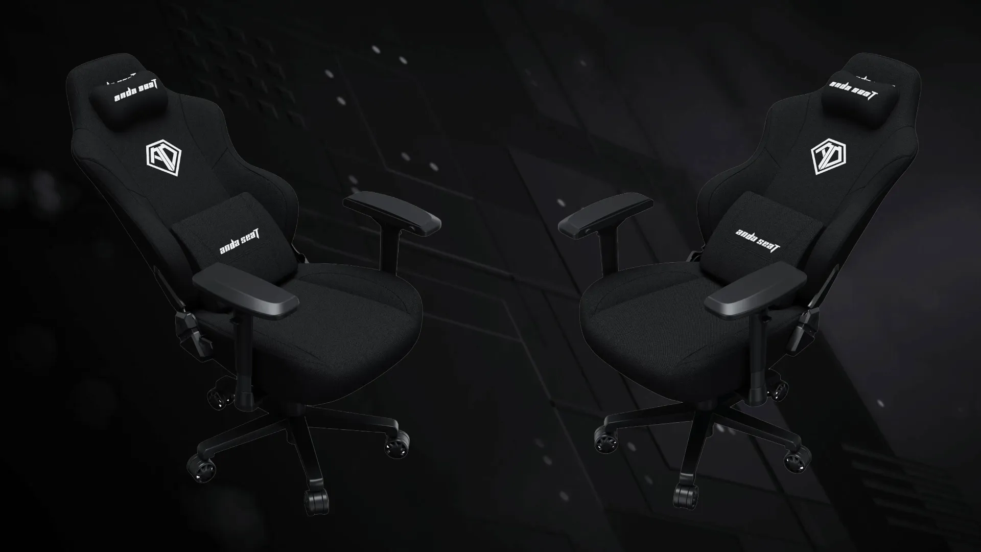 Крісло ігрове Anda Seat Phantom 3 Pro Fabric Size L (Black) (UA)