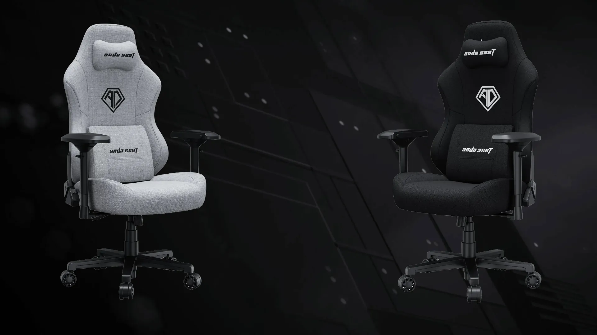 Крісло ігрове Anda Seat Phantom 3 Pro Fabric Size L (Black) (UA)