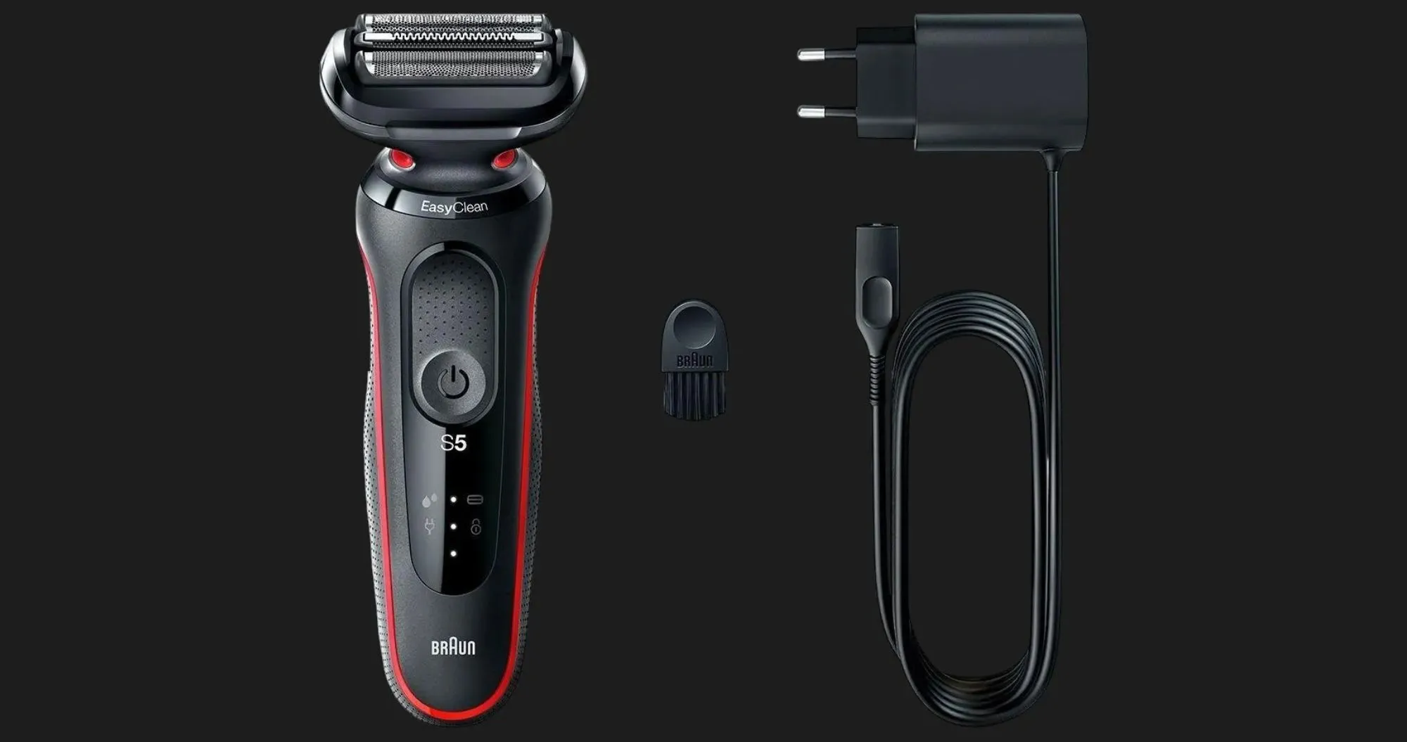 Електрична бритва BRAUN Series 5 Wet&amp;Dry (51-R1000s) (Black/Red)