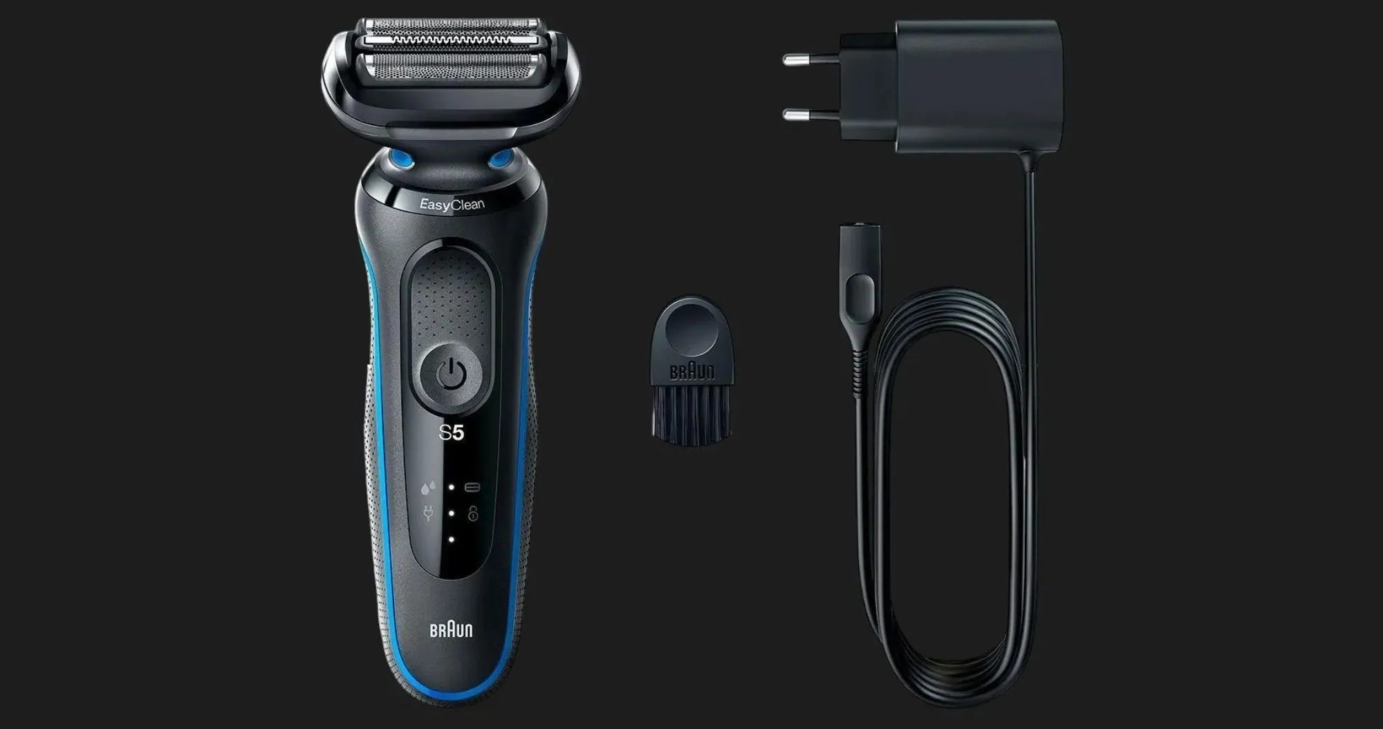 Електрична бритва BRAUN Series 5 Wet&amp;Dry (51-B1000s) (Black/Blue)