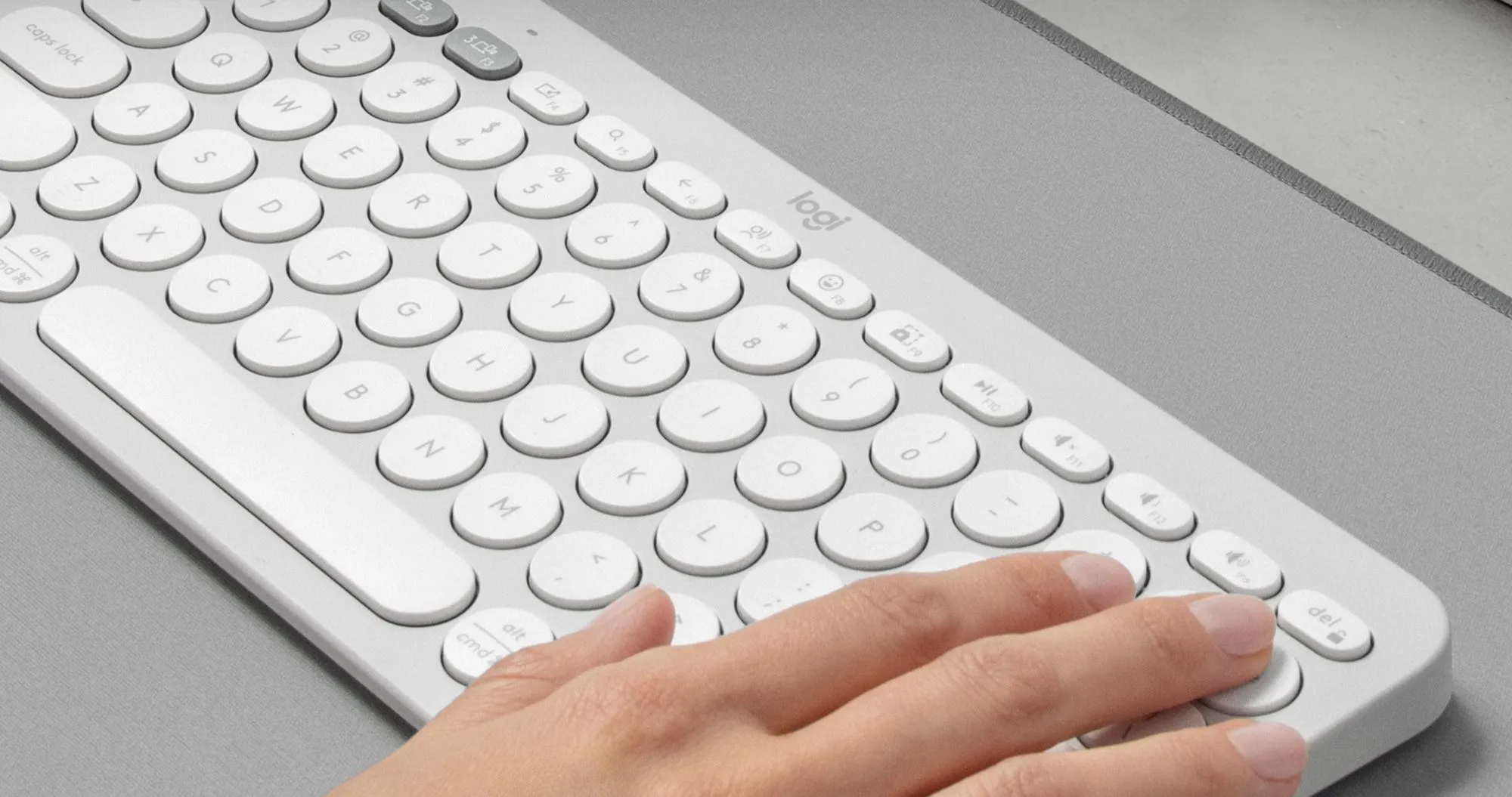 Клавиатура Logitech Pebble Keys 2 K380 (White) (UA)