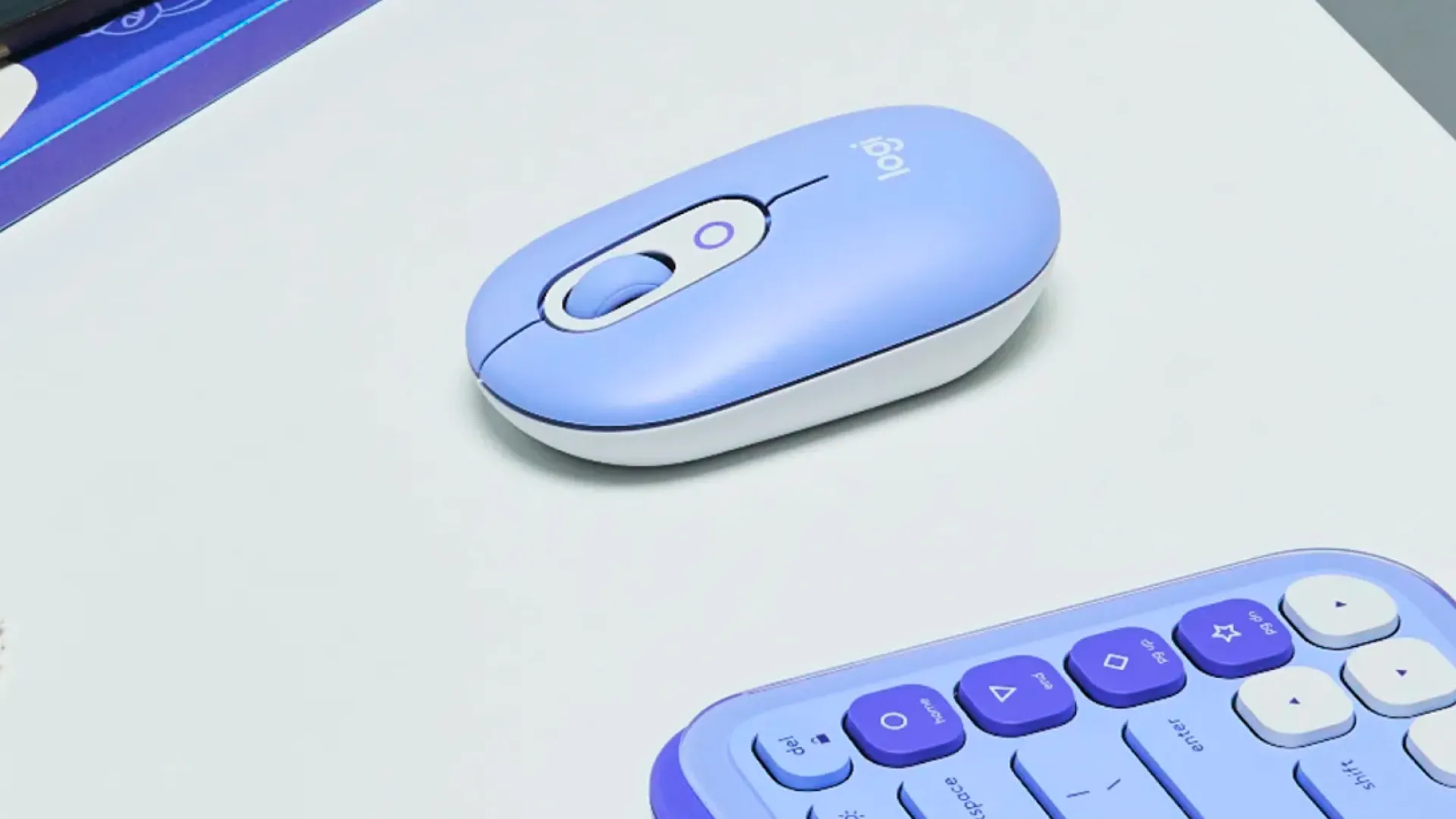Мышь беспроводная Logitech Pop Mouse with Emoji (Rose) (UA)