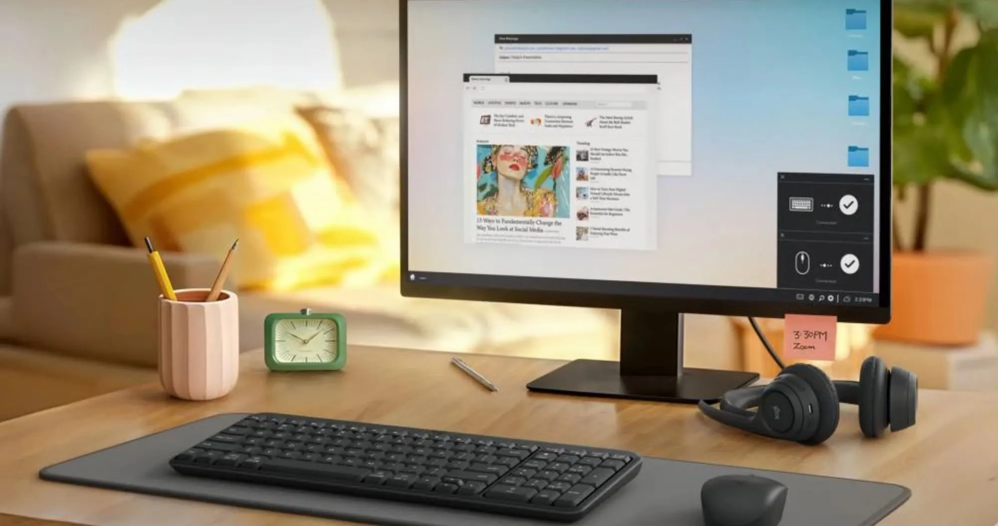 Комплект Logitech MK250 (Graphite) (UA)