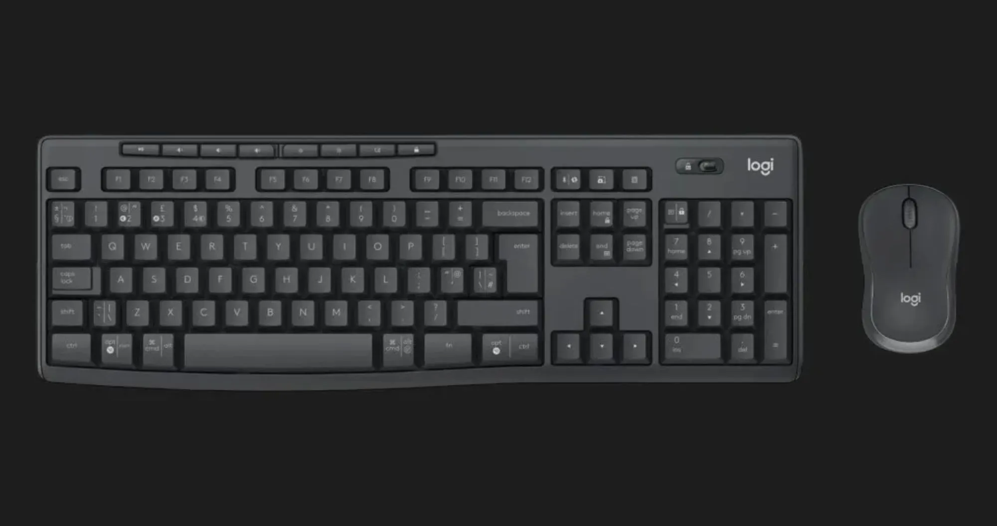 Комплект Logitech MK370 (Graphite) (UA)