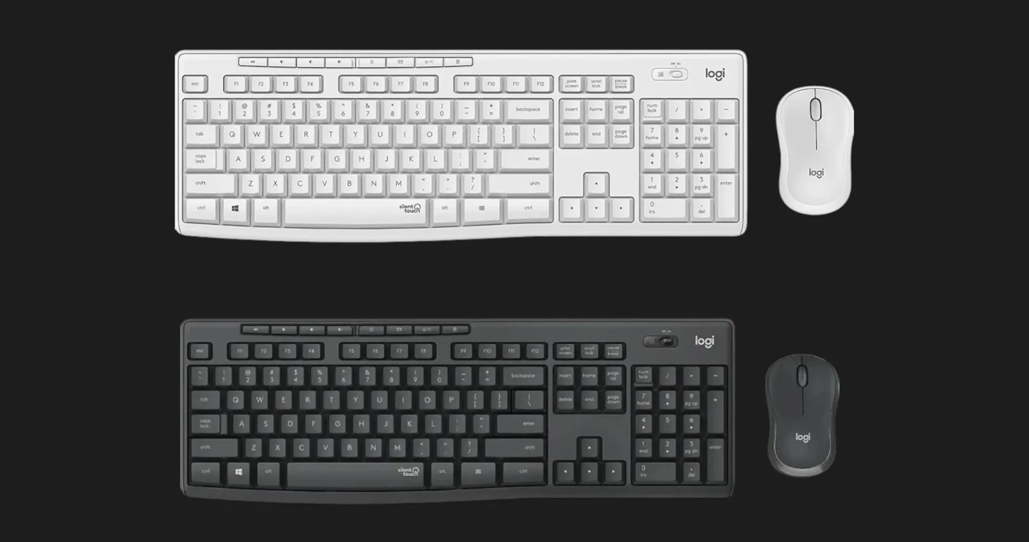 Комплект Logitech MK295 Combo (White) (UA)