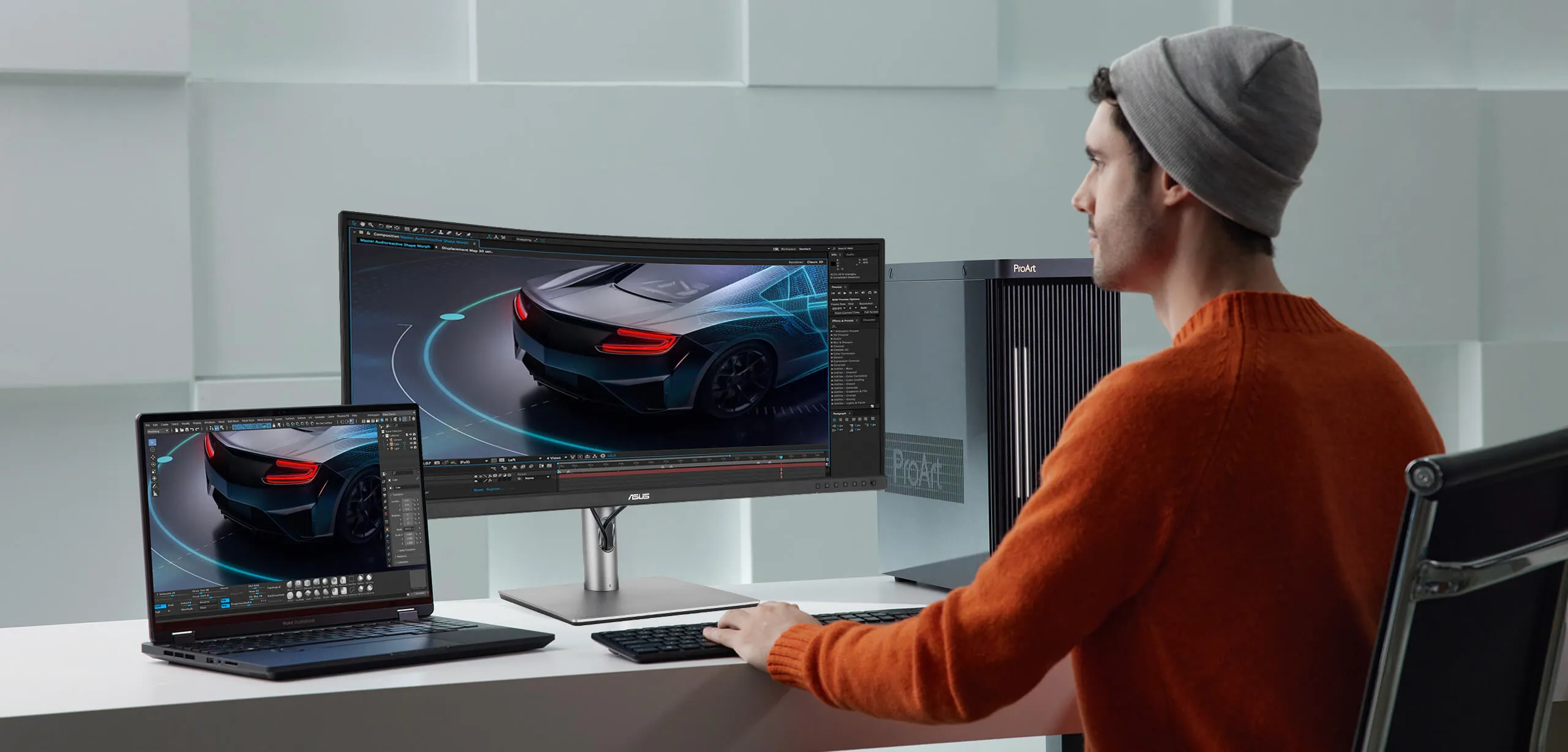 Монітор Asus 34.1" ProArt PA34VCNV IPS 60Hz 90LM04A0-B02370 (UA)