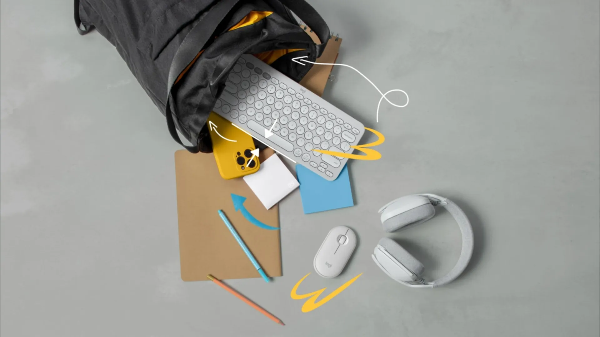 Миша бездротова Logitech Pebble Mouse 2 M350s (White) (UA)