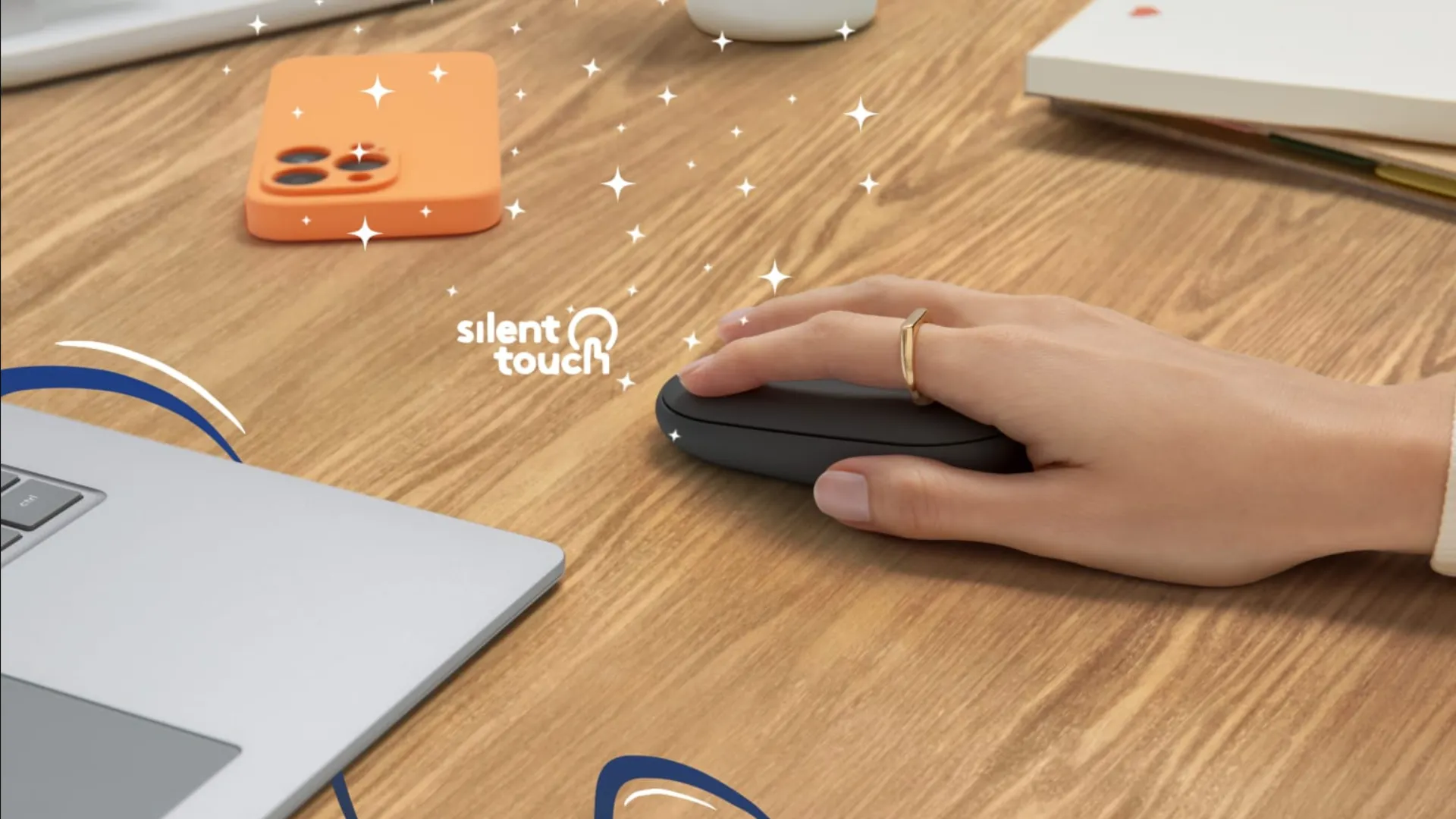 Миша бездротова Logitech Pebble Mouse 2 M350s (White) (UA)
