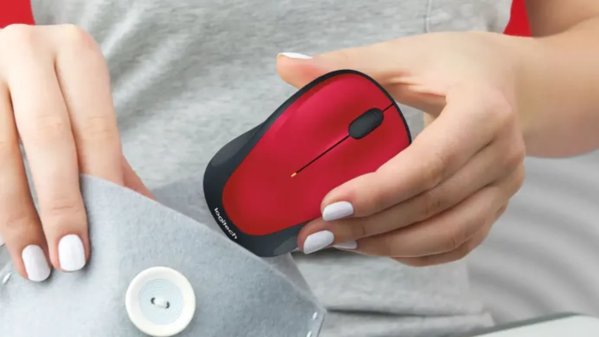 Мышь беспроводная Logitech M235 (Gray) (UA)