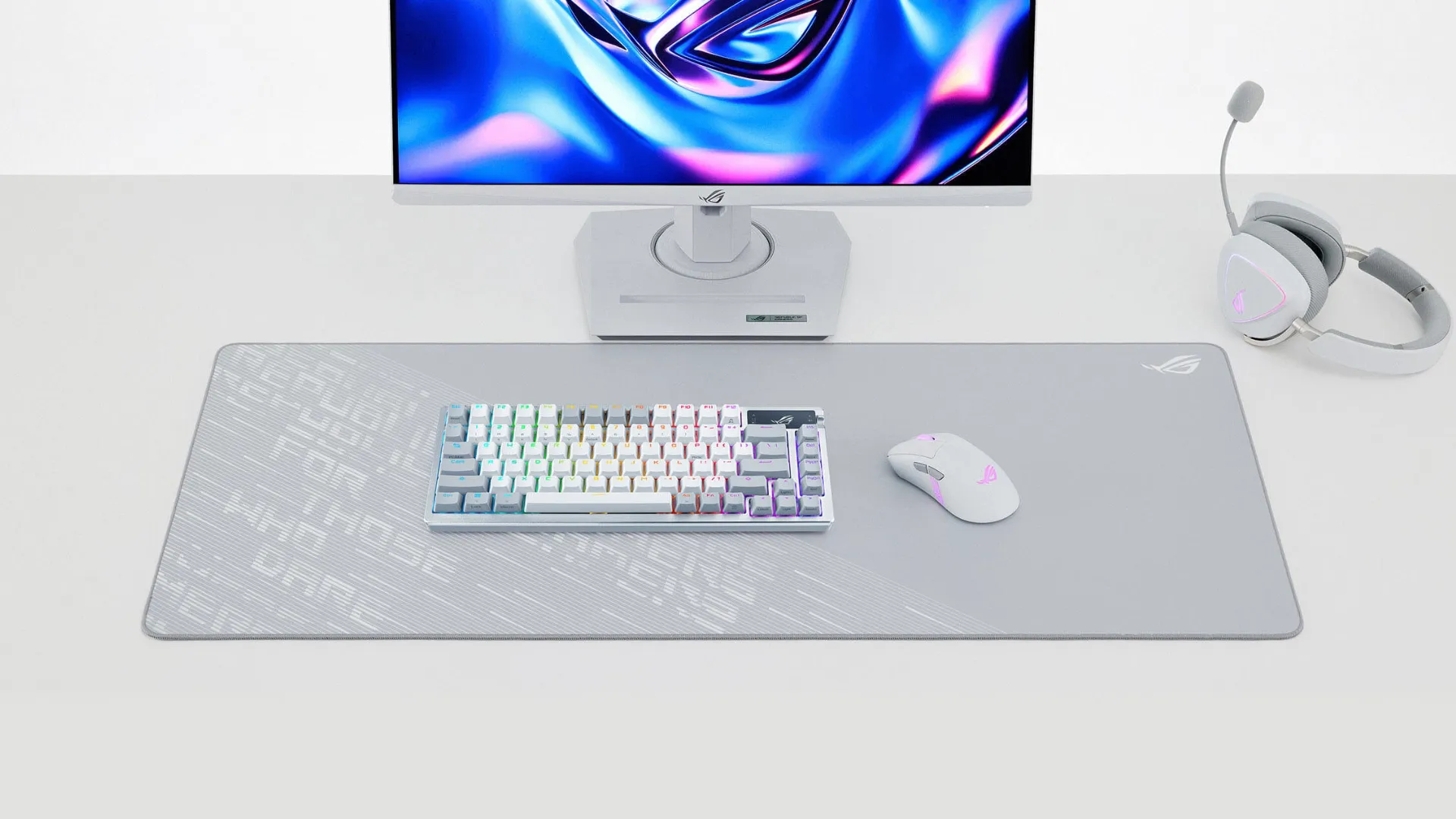 Ігрова поверхня Asus ROG Scabbard II XXL (Arctic Gray) (UA)