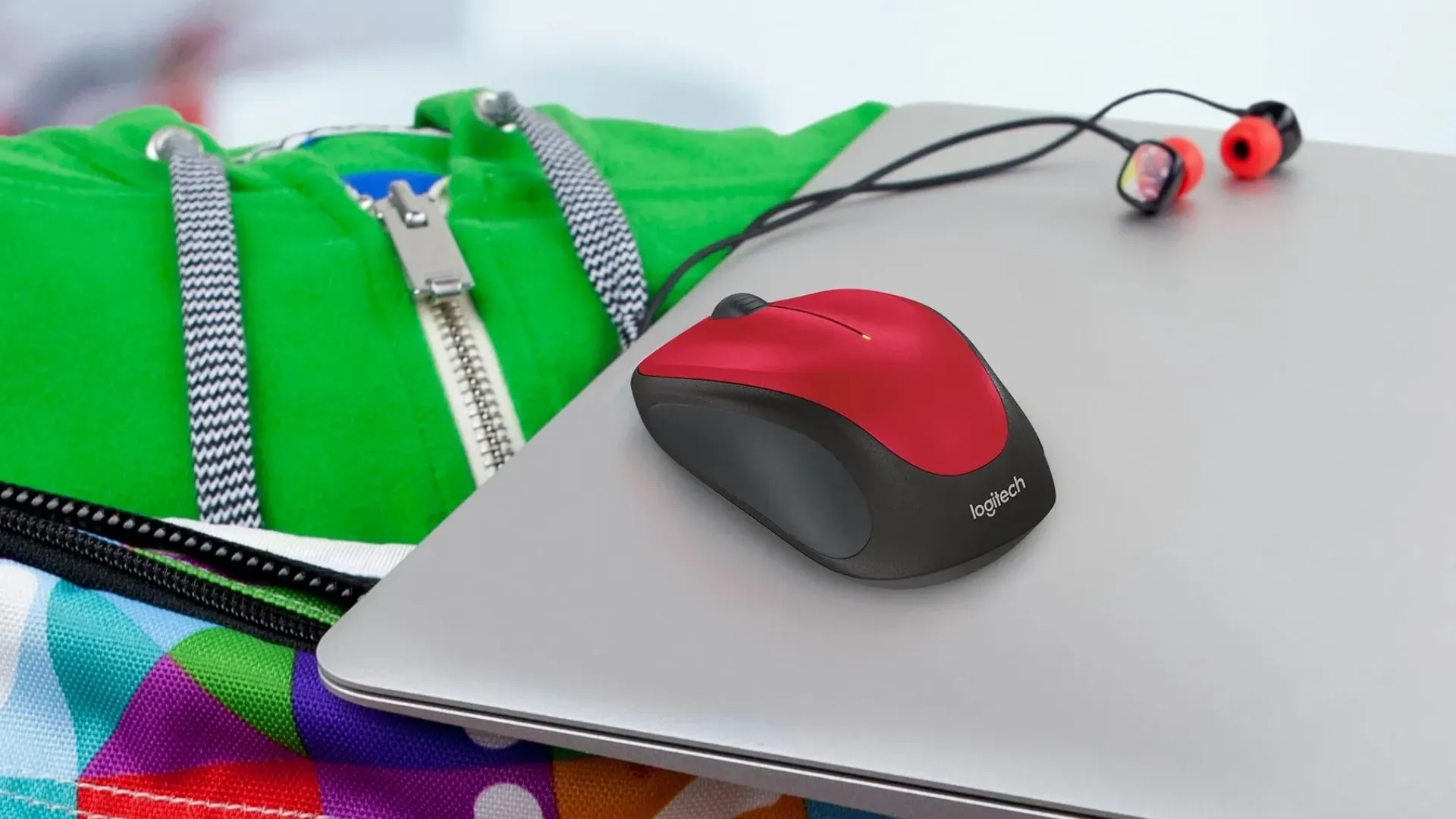 Мышь беспроводная Logitech M235 (Red) (UA)