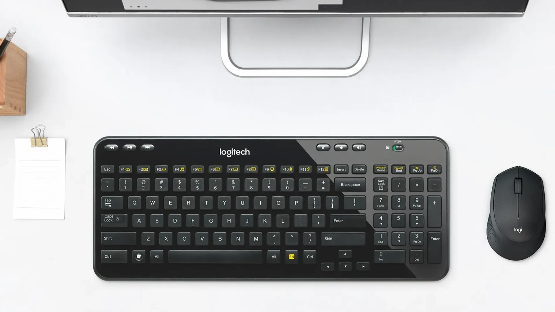 Мышь беспроводная Logitech M330 Silent Plus (Red) (UA)