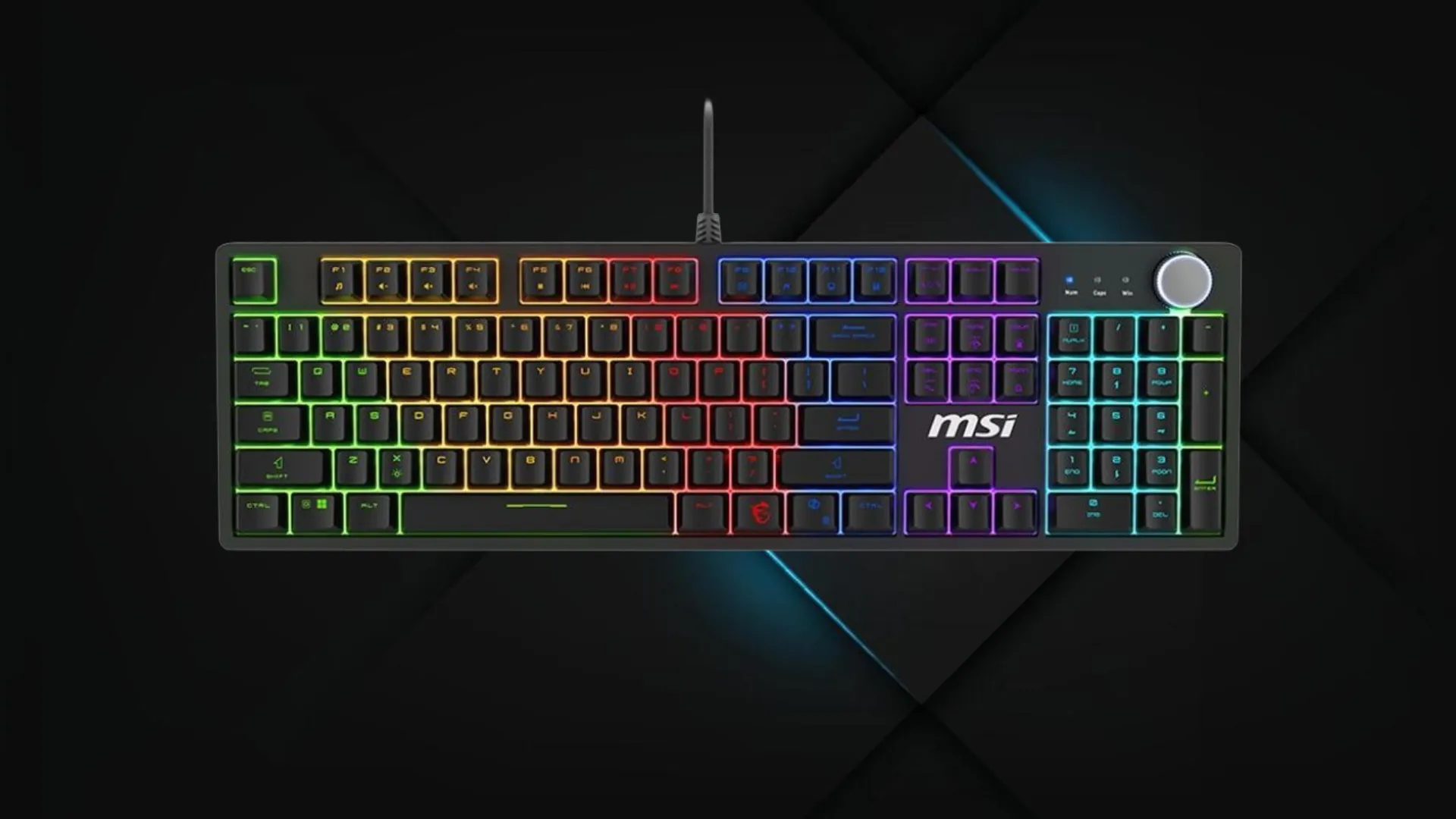 Клавіатура MSI Forge GK320 Red Switch USB (Black) (UA)