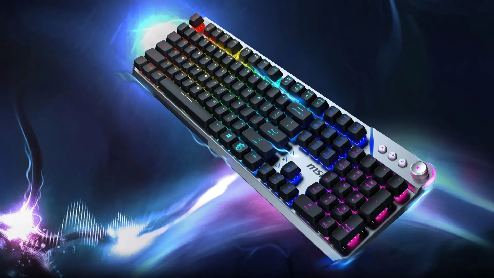 Клавіатура MSI Strike 600 Silent UA 104key (Gray) (UA)