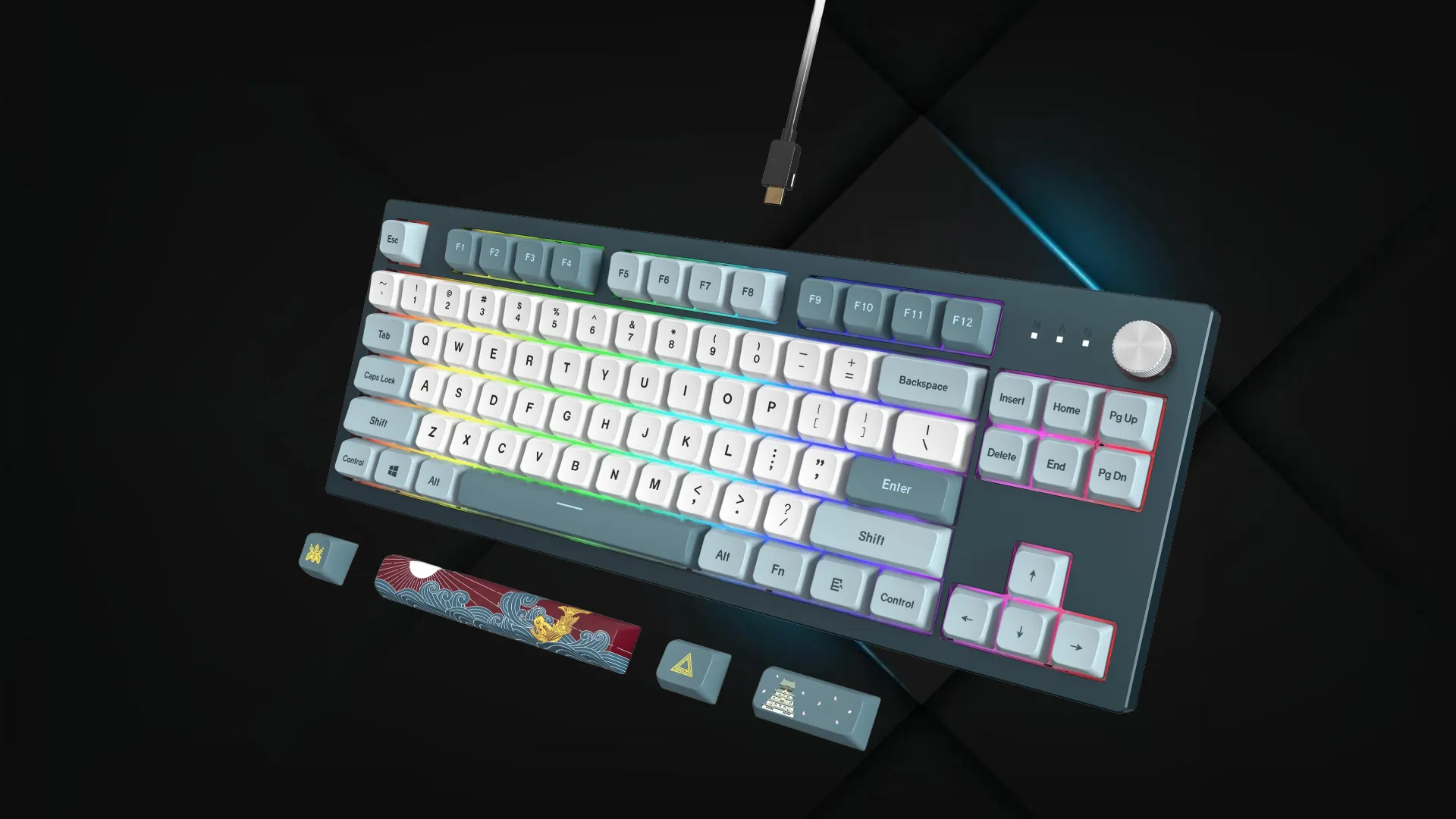 Клавиатура Montech MKey TKL Freedom Brown (Teal) (UA)