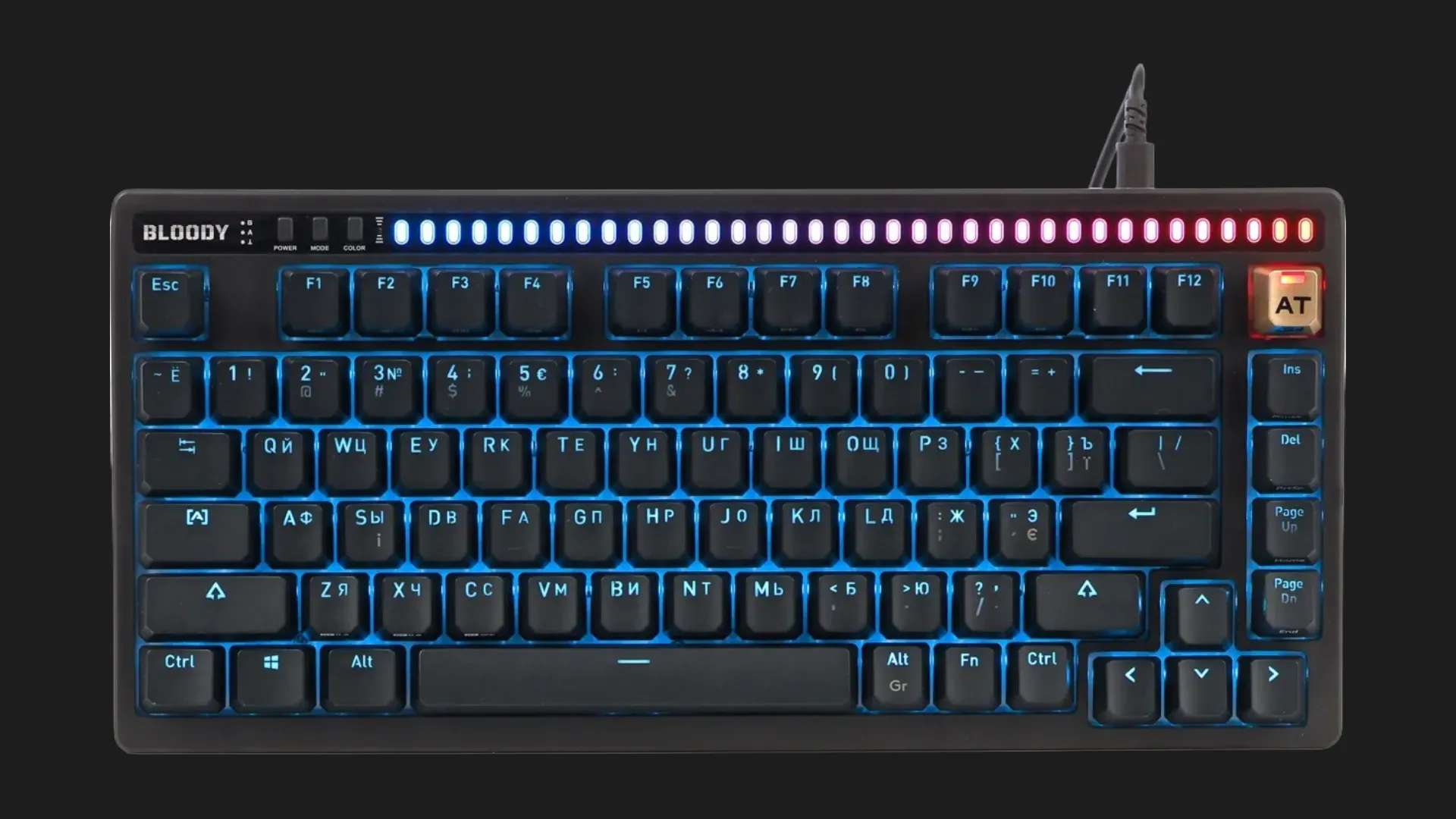 Клавиатура игровая Bloody AT75 (Black) (UA)