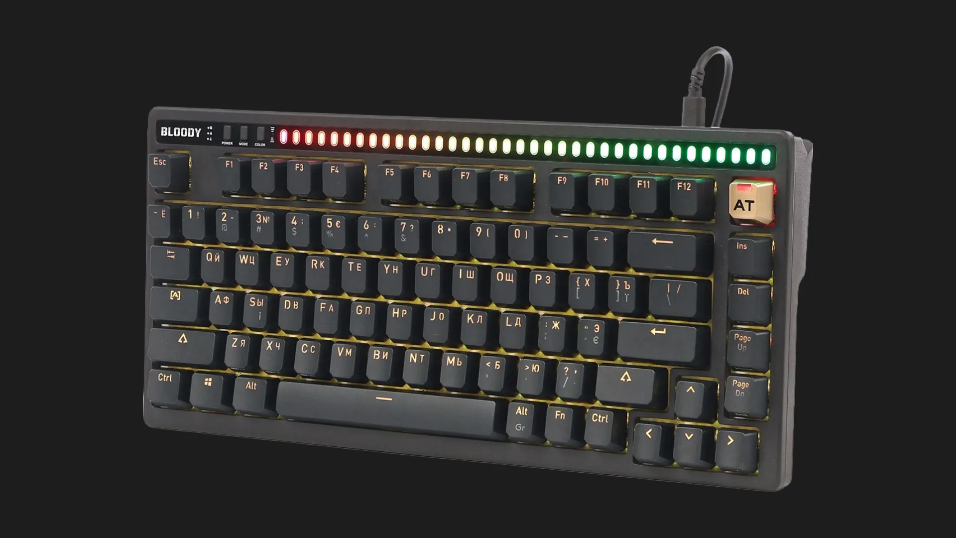 Клавиатура игровая Bloody AT75 (Black) (UA)