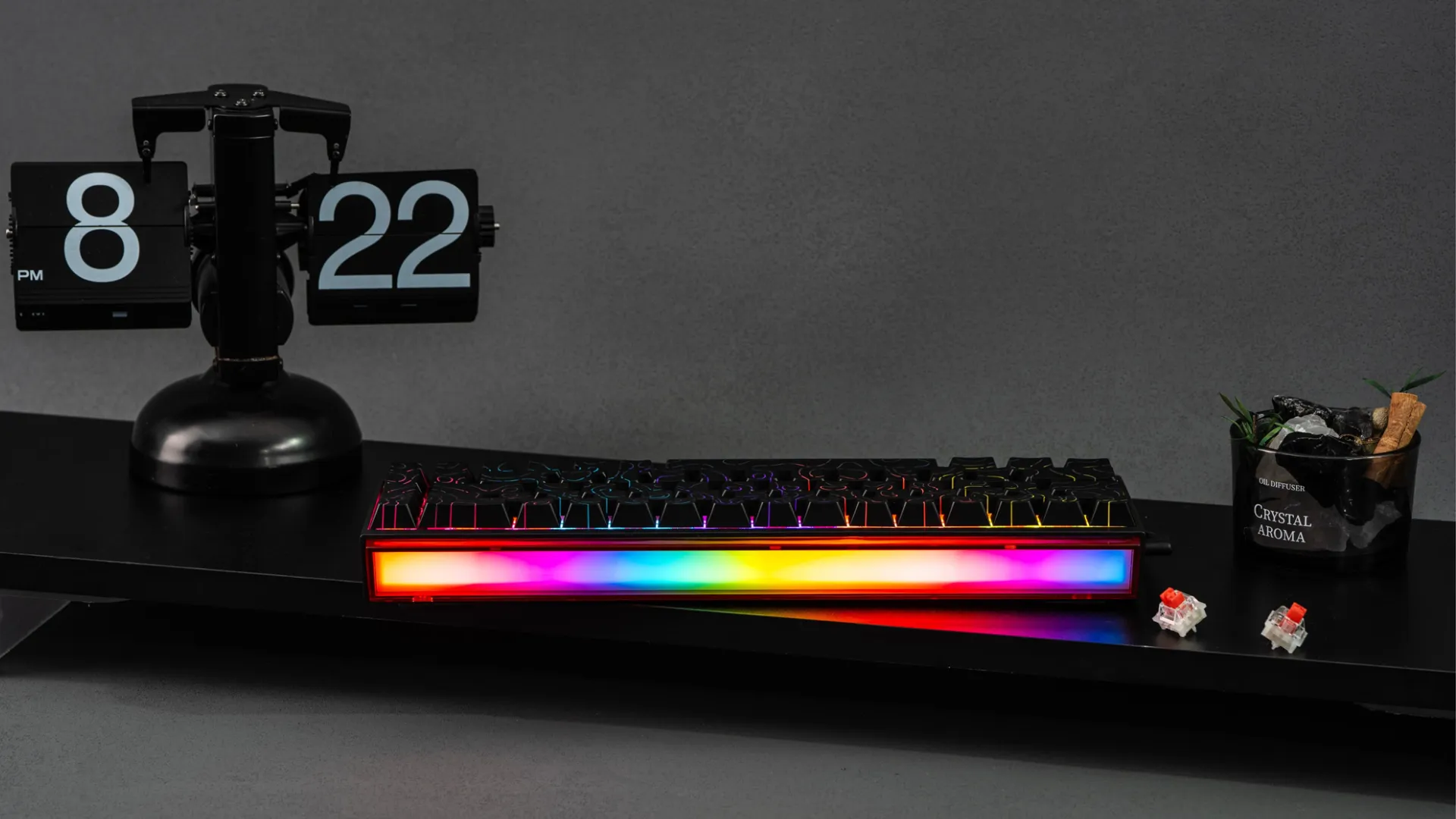 Клавіатура Ajazz NK68 Red switches Side Contour (White) (UA)