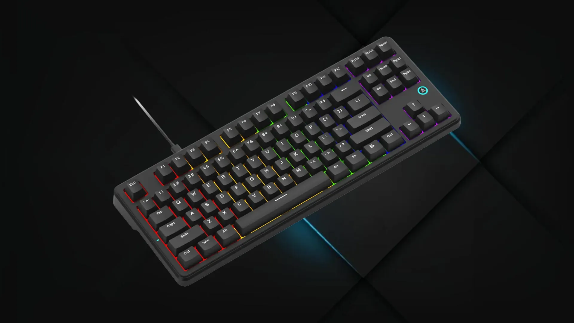 Клавиатура Ajazz AK870 V2 Retro (Black) (UA)