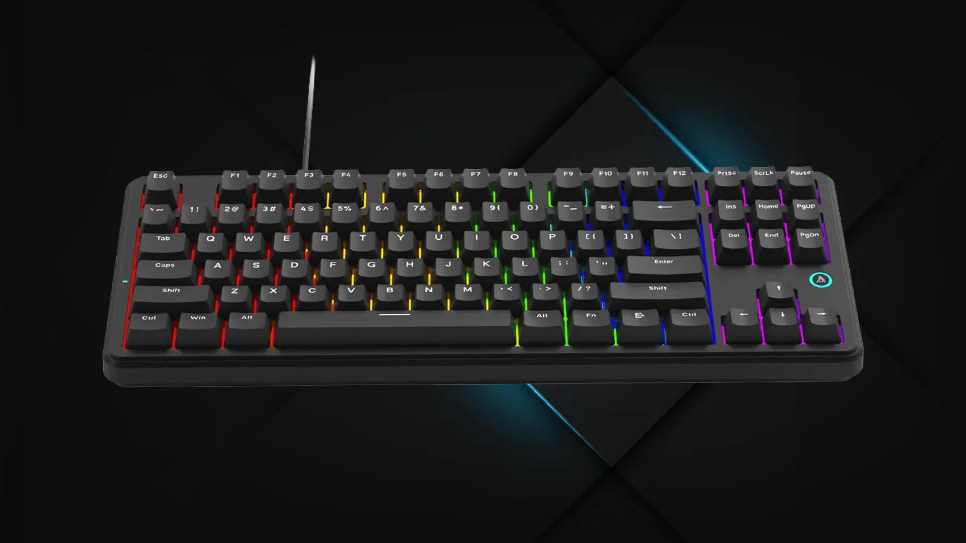 Клавиатура Ajazz AK870 V2 Retro (Black) (UA)