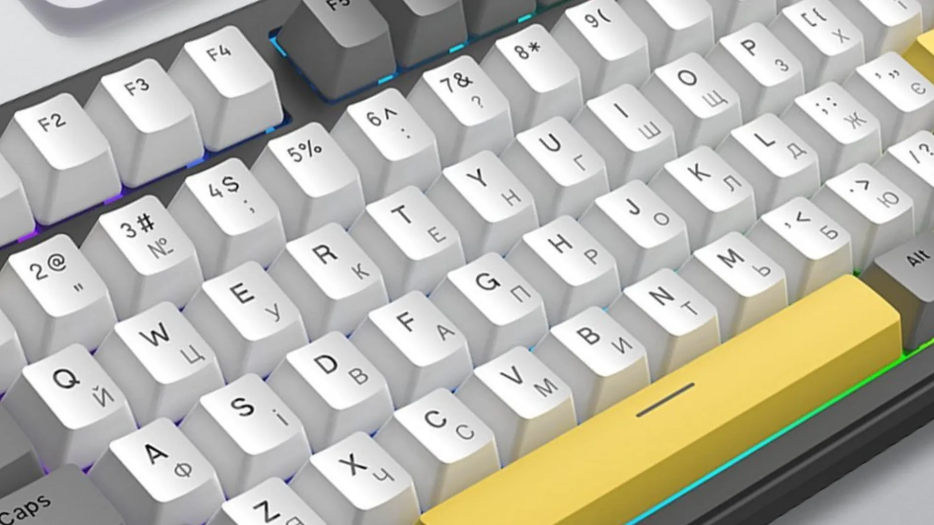 Клавіатура Ajazz AK870 V2 Flying Fish Switches (White) (UA)