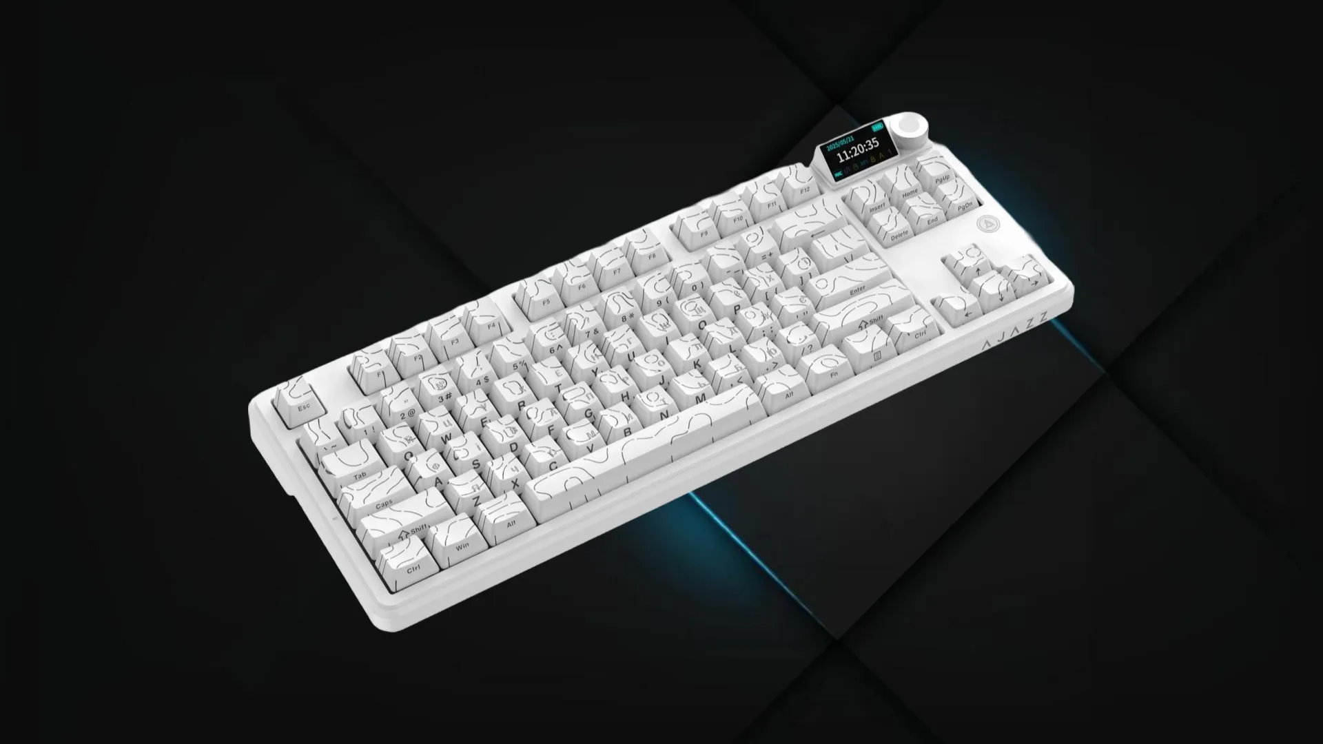 Клавиатура Ajazz AK870 V2 Side Contour (White) (UA)