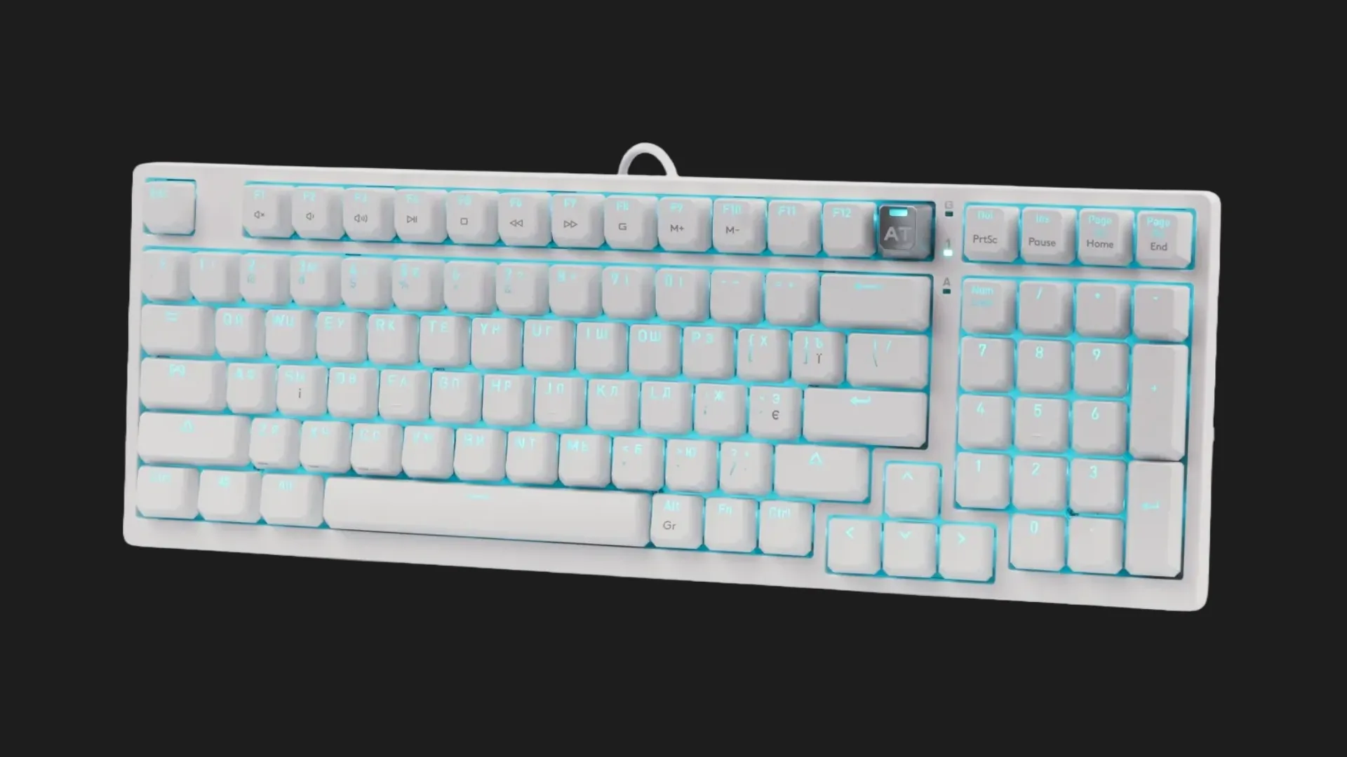 Клавіатура ігрова Bloody AT98 (White) (UA)