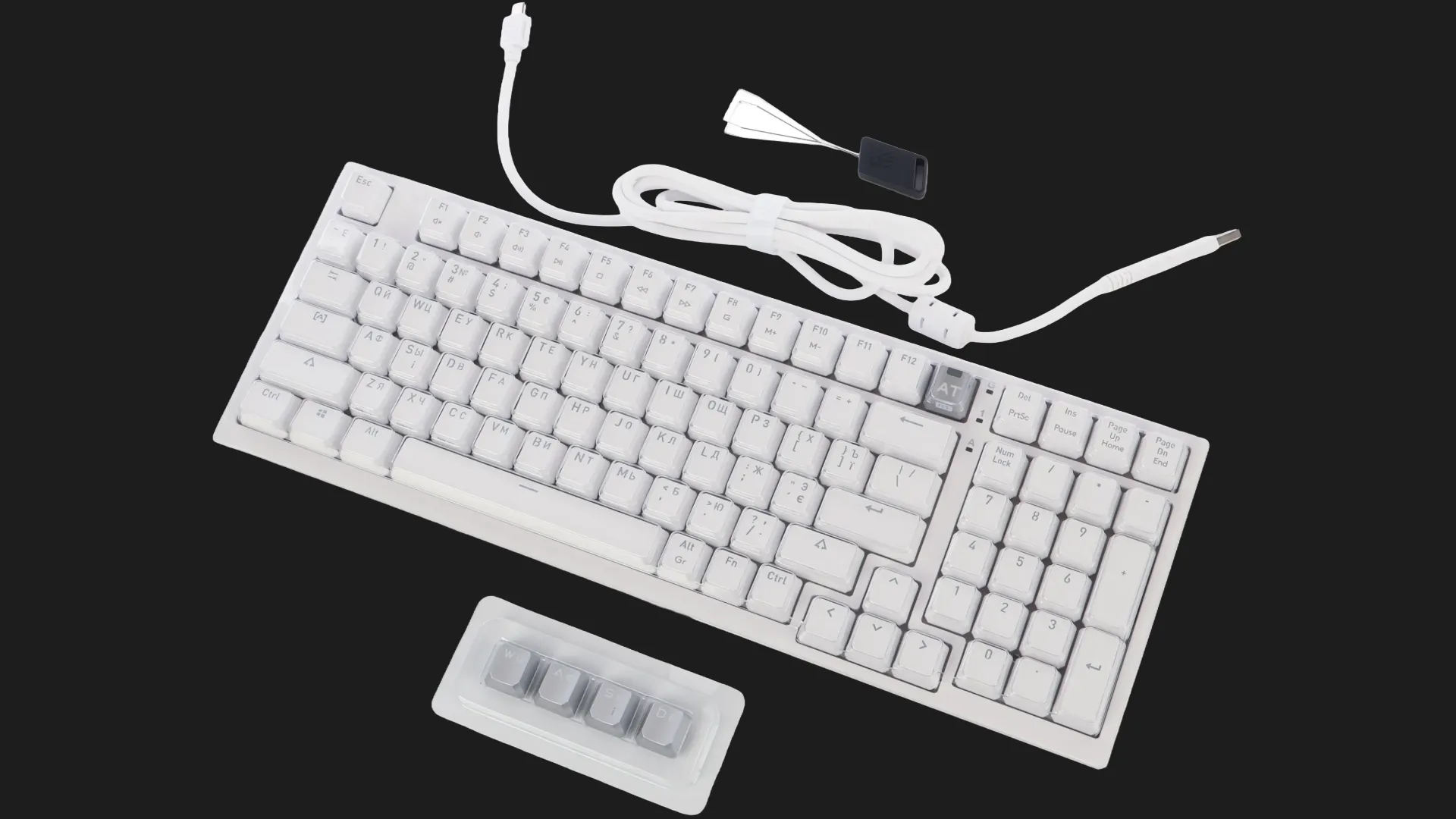 Клавіатура ігрова Bloody AT98 (White) (UA)