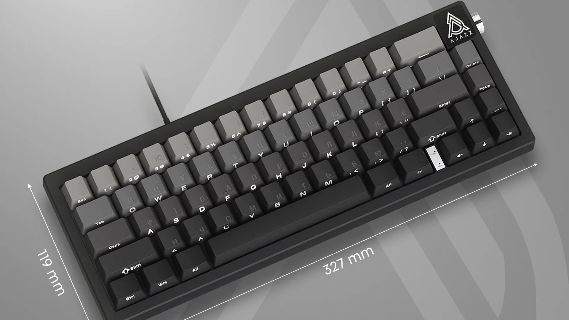 Клавиатура Ajazz AK650 Day Dream switches (Gradient Black/Gray) (UA)