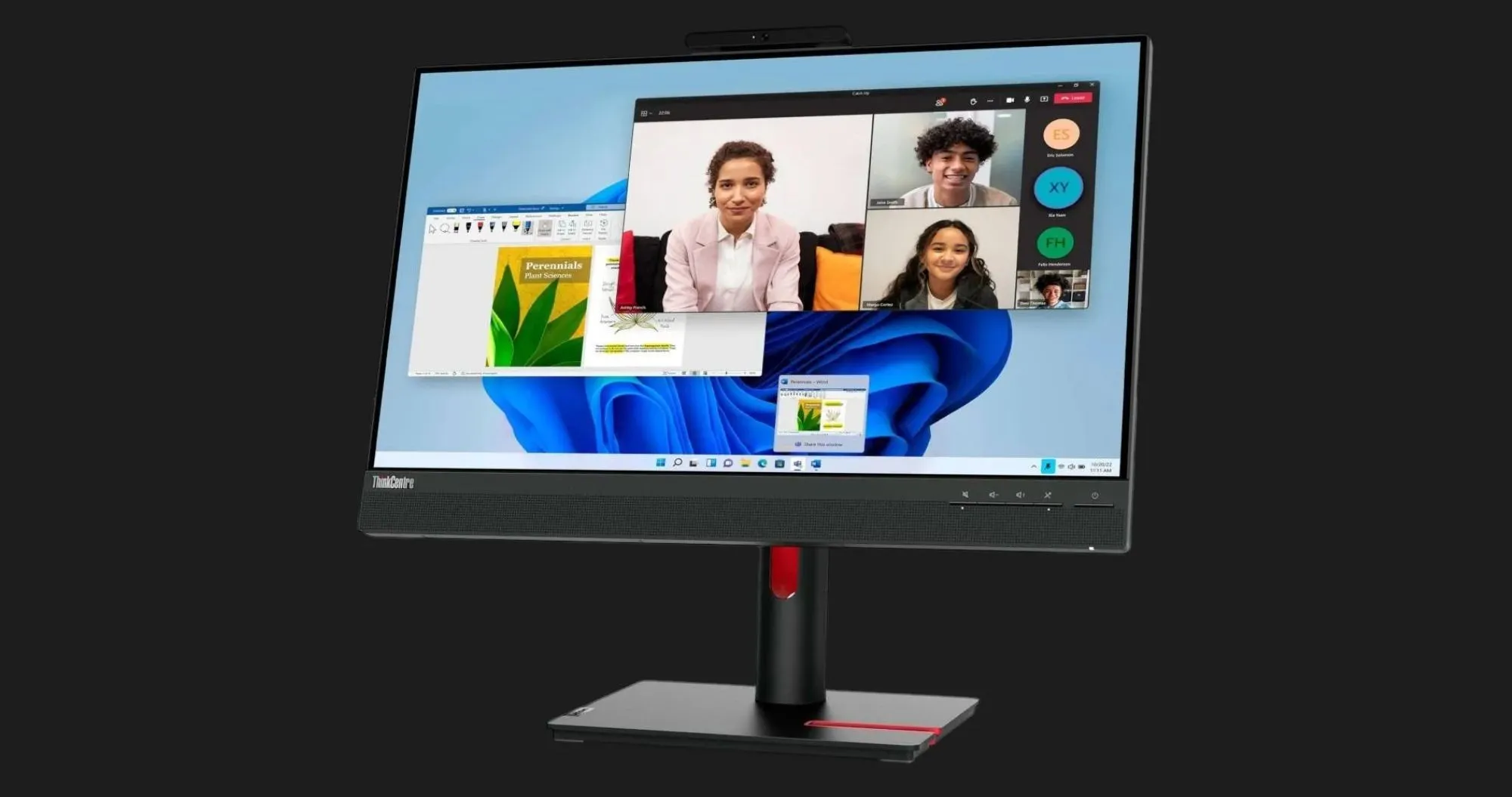 Монітор Lenovo 23,8" ThinkCentre Tiny-In-One 24 Gen 5 IPS 60Hz 12NAGAR1EU (UA)