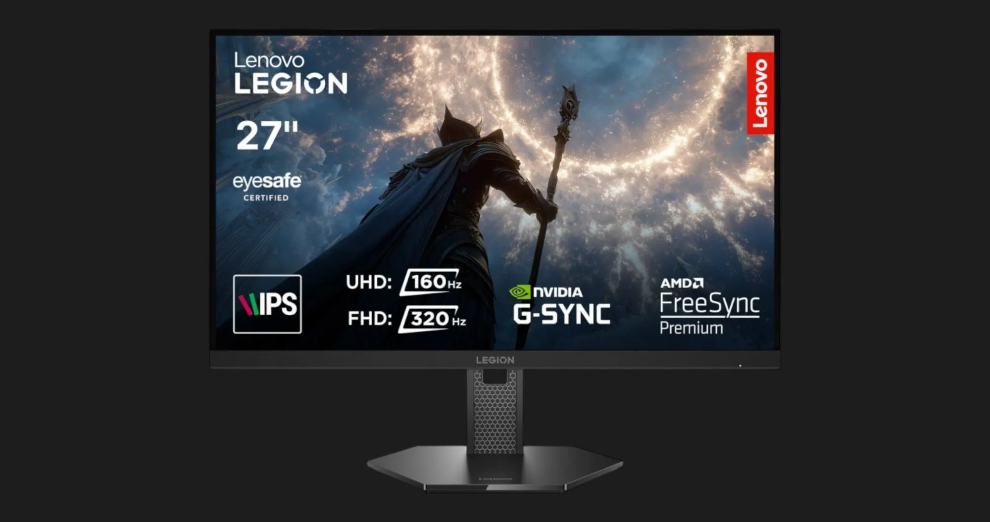 Монитор Lenovo 27" Legion 27U-10 IPS 160Hz 67D1GAC1UA (UA)
