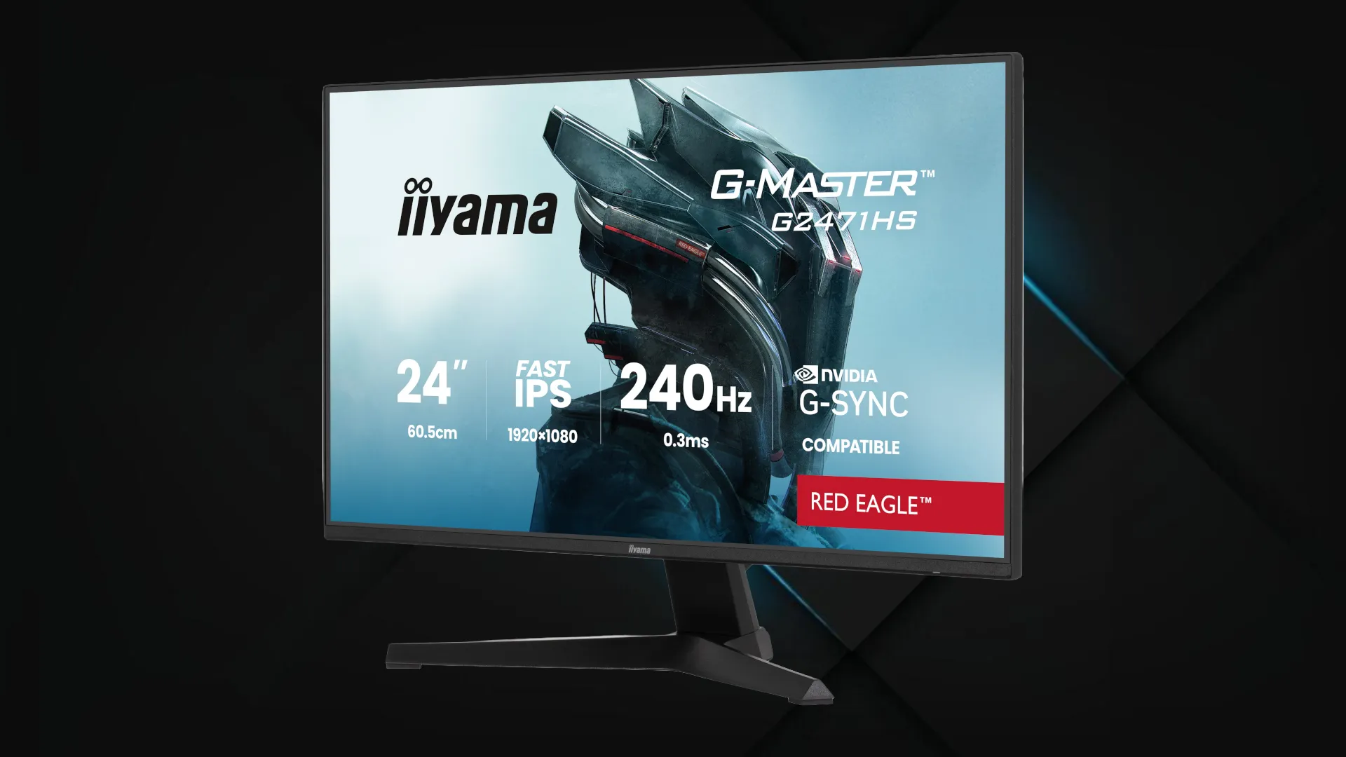 Монитор iiyama 23.8" G-Master IPS 240Hz G2471HS-B1 (UA)