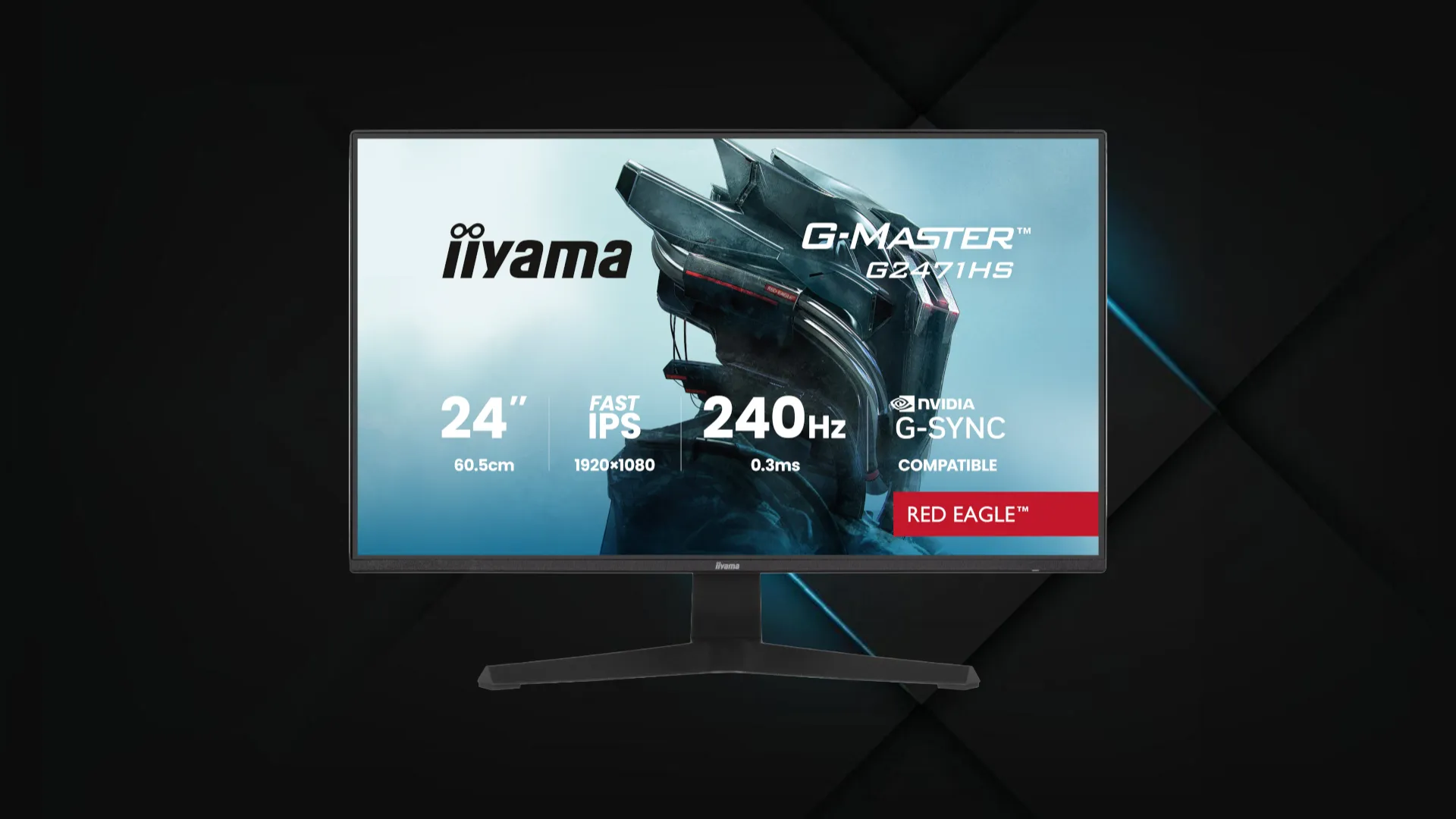 Монитор iiyama 23.8" G-Master IPS 240Hz G2471HS-B1 (UA)
