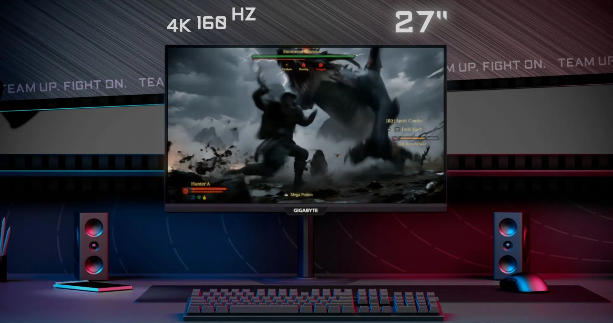 Игровой монитор GIGABYTE 27” IPS 160Hz M27UP ICE (UA)