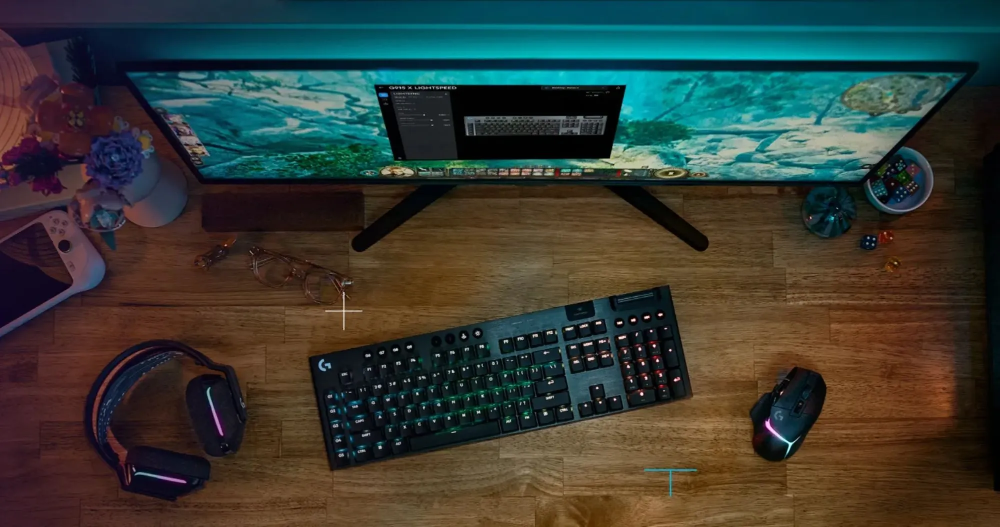 Клавиатура игровая Logitech G915 X Lightspeed TKL GL Linear Switch Wireless (Black) (UA)
