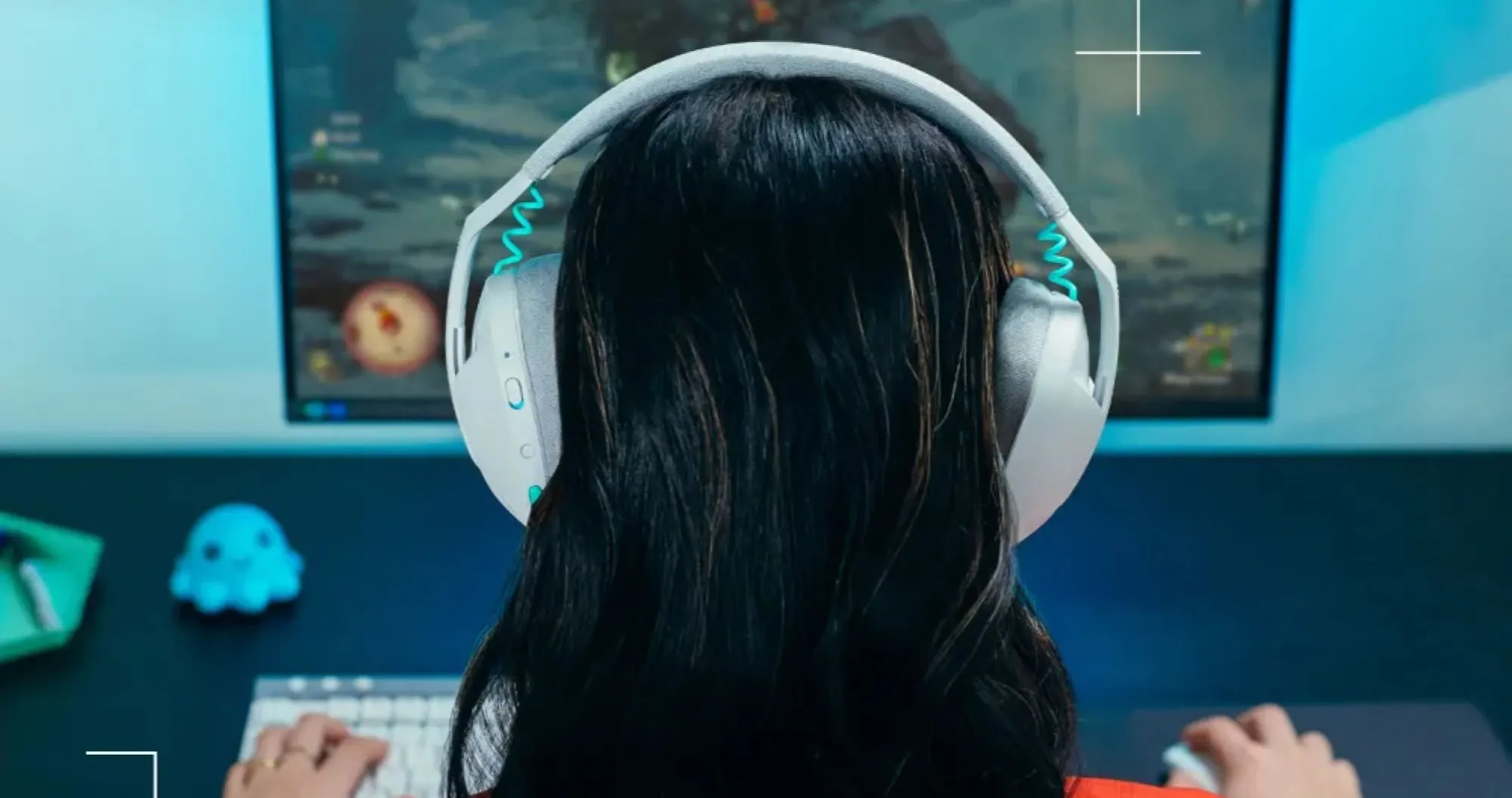 Игровые наушники Logitech G321 LightSpeed ​​(White) (UA)