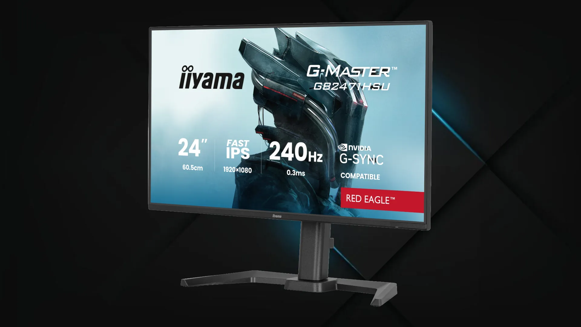Монитор iiyama 23.8" G-Master IPS 240Hz GB2471HSU-B1 (UA)