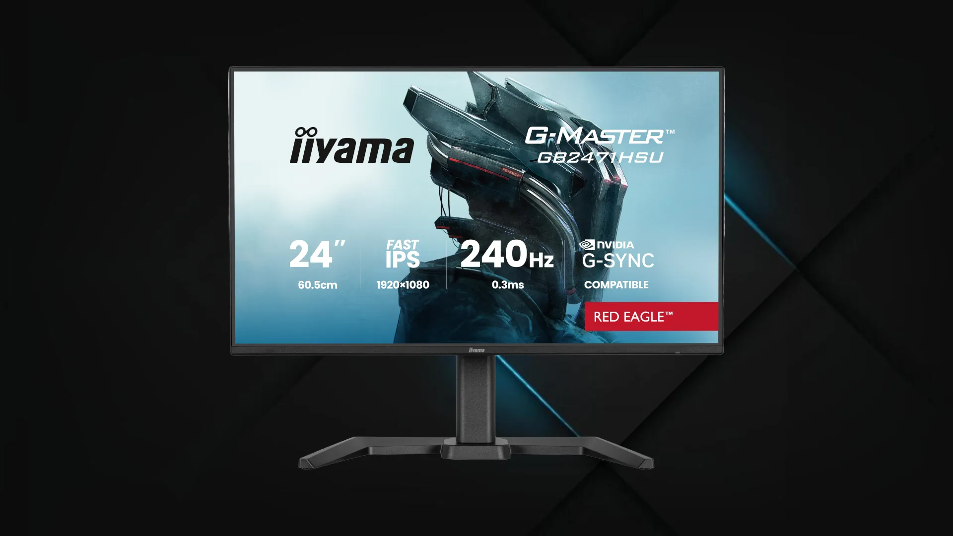 Монитор iiyama 23.8" G-Master IPS 240Hz GB2471HSU-B1 (UA)